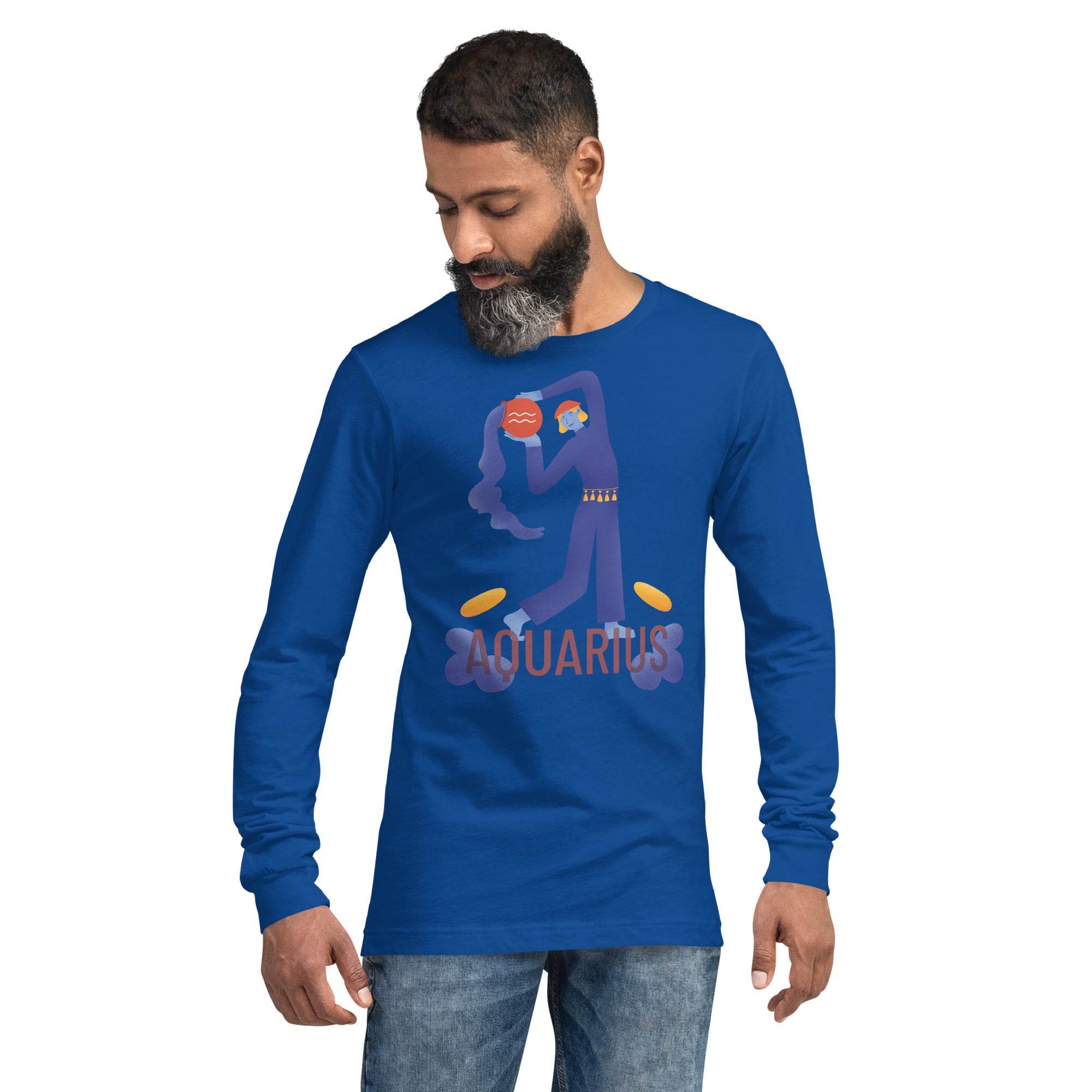 Aquarius Unisex Long Sleeve Tee - Raw Edition -