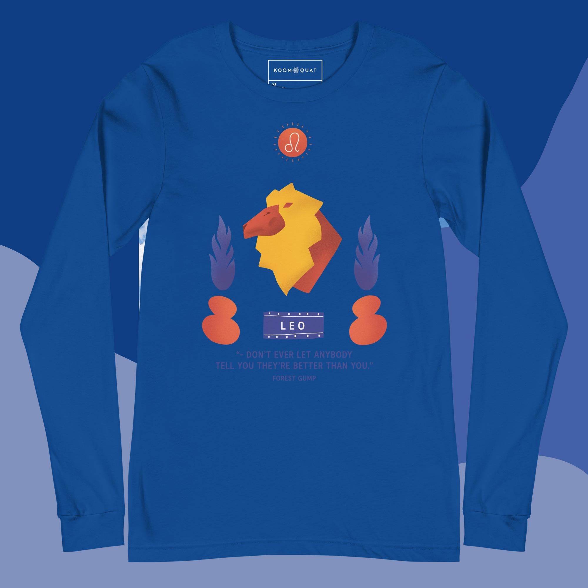 Leo Unisex Long Sleeve Tee - Forrest Gump Edition -