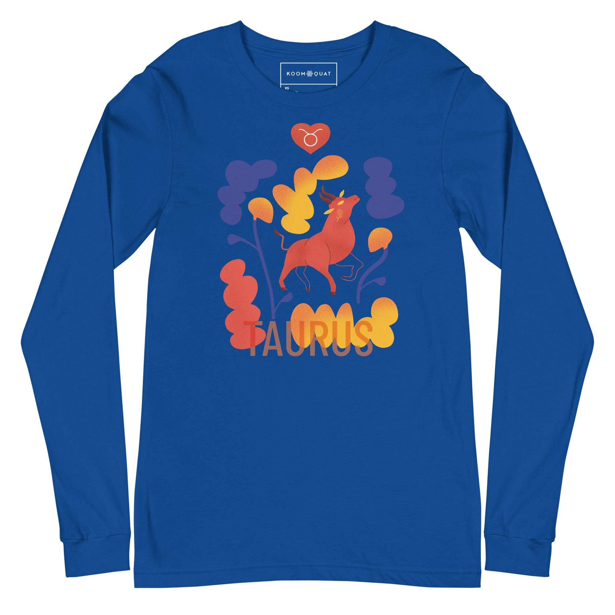 TAURUS Unisex Long Sleeve Tee Raw -
