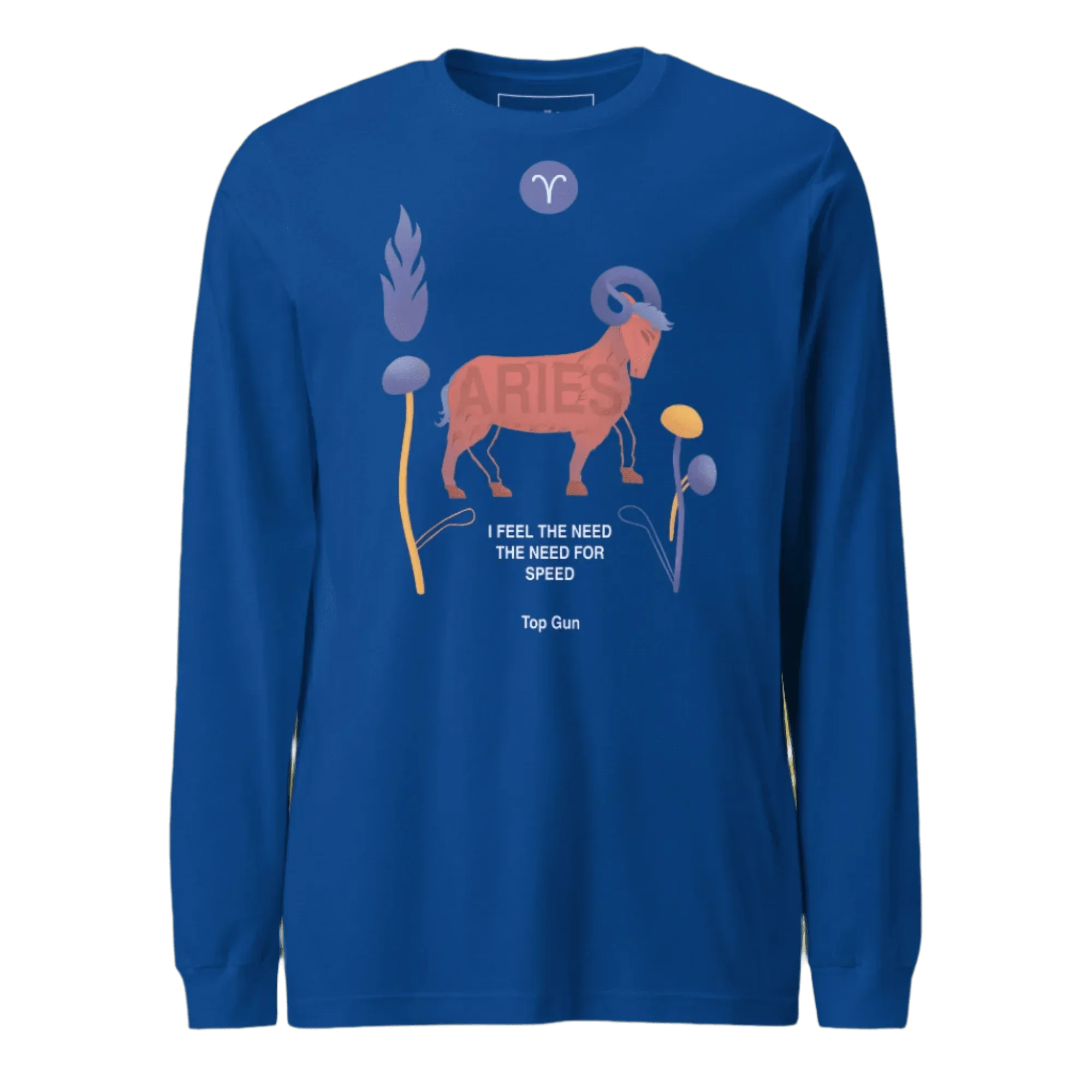 Aries Unisex Long Sleeve Tee Top Gun - Edition - KOOMQUAT