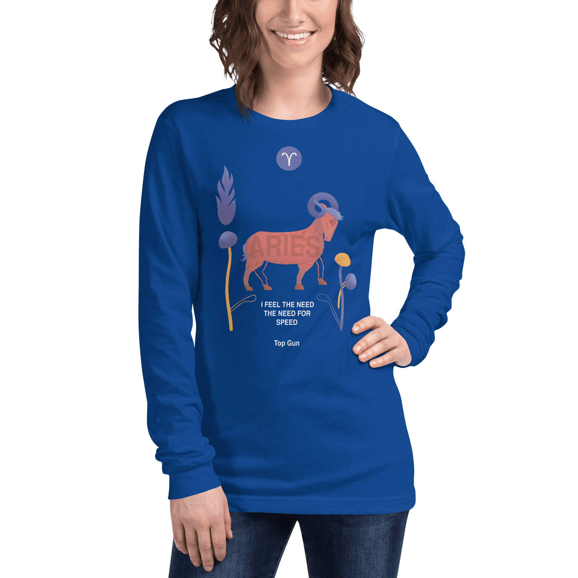 Aries Unisex Long Sleeve Tee Top Gun - Edition -