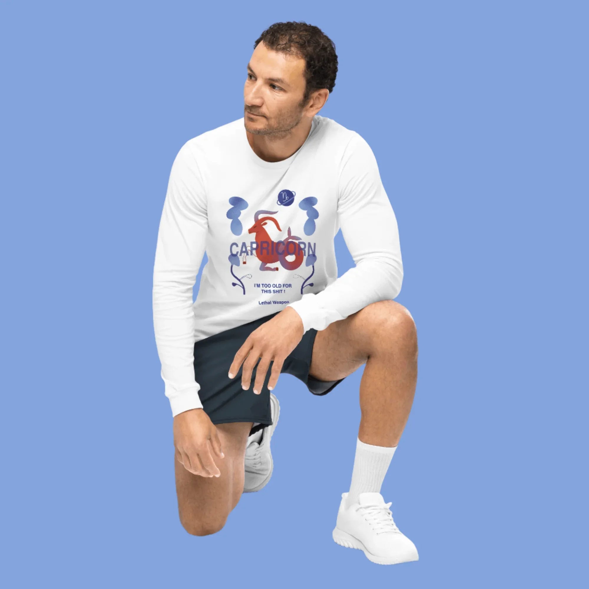 Capricorn Unisex Long Sleeve Tee - Lethal Weapon Edition - KOOMQUAT