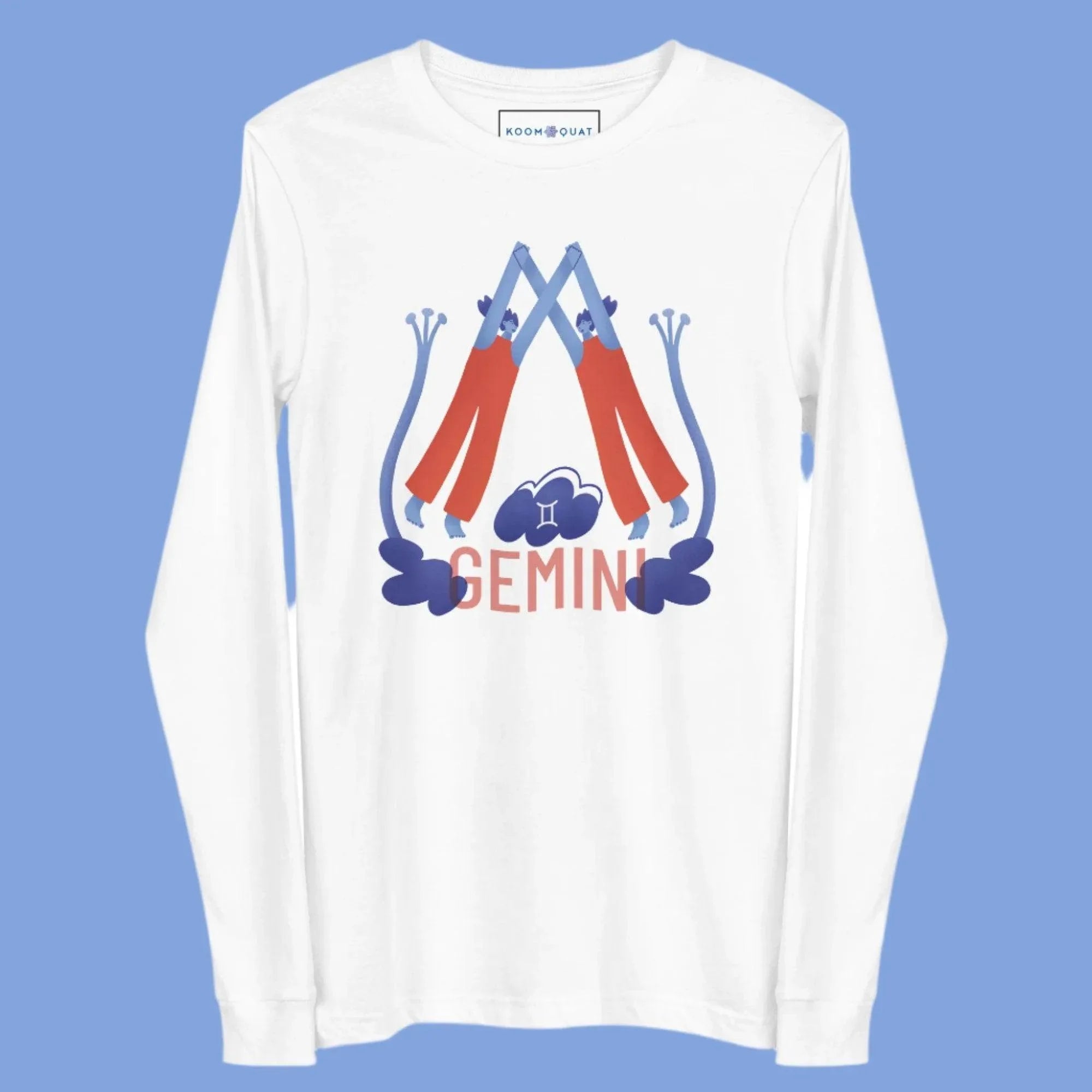Gemini Unisex Long Sleeve Tee - Raw Edition - KOOMQUAT