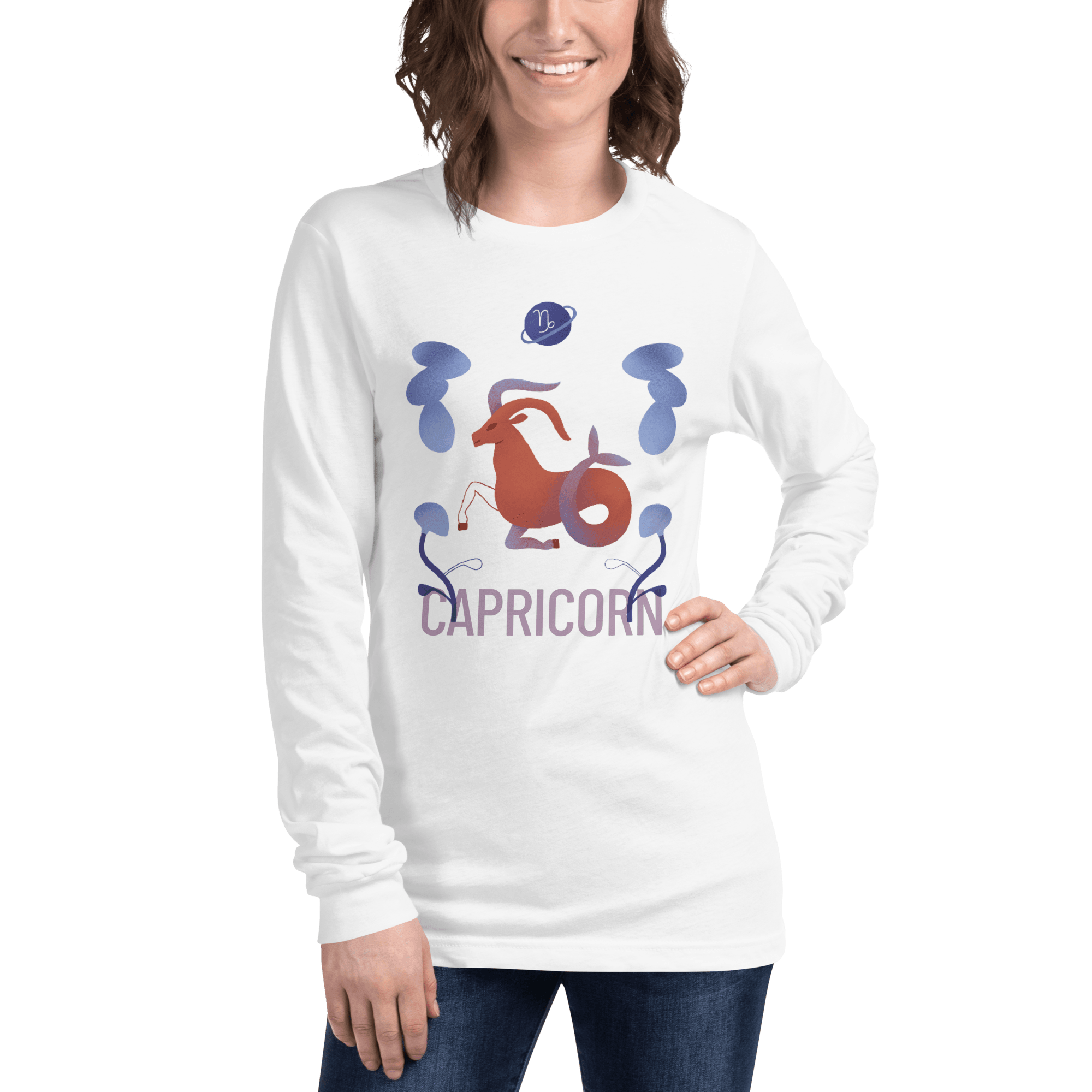 Capricorn Unisex Long Sleeve Tee - Raw Edition -