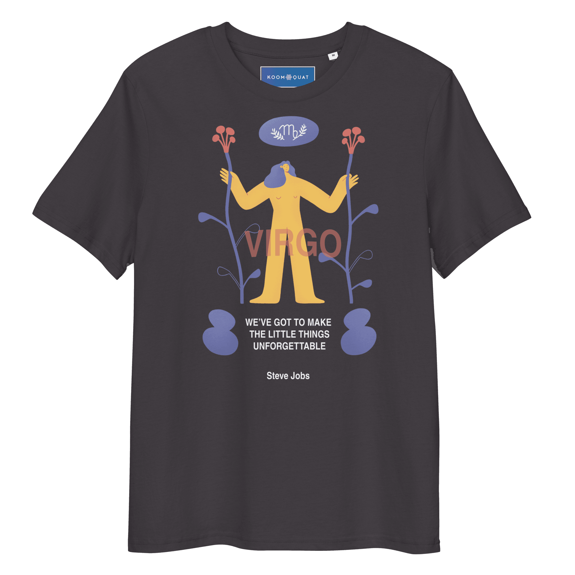 VIRGO Unisex organic cotton t-shirt Steve Jobs Edition -