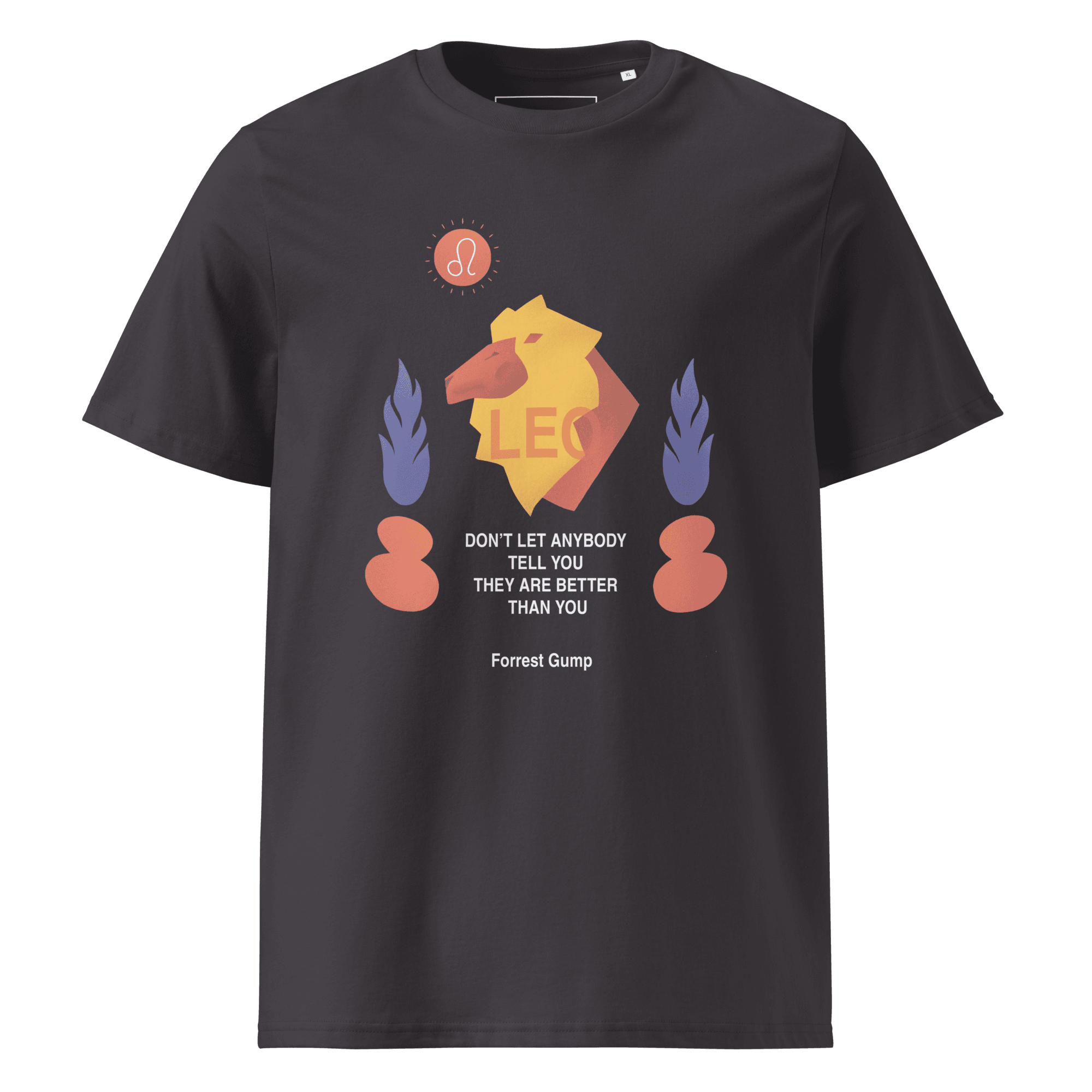 Leo Unisex Organic Cotton T-Shirt - Forrest Gump Edition -