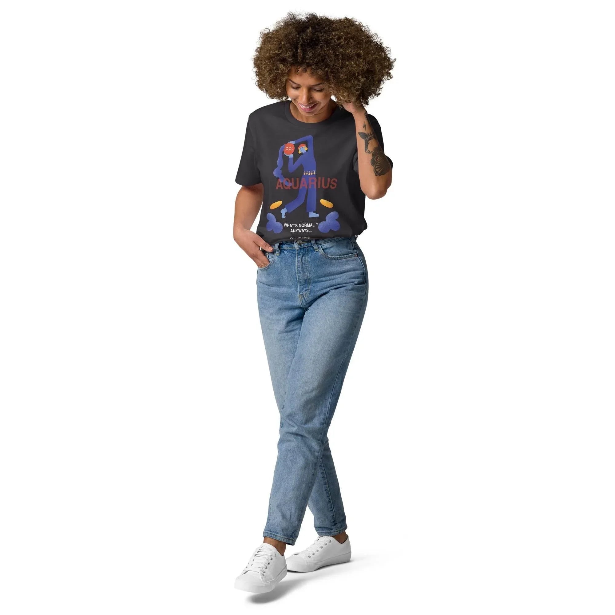 Aquarius Unisex Organic Cotton T-Shirt - Forrest Gump Edition (New Layout) - KOOMQUAT