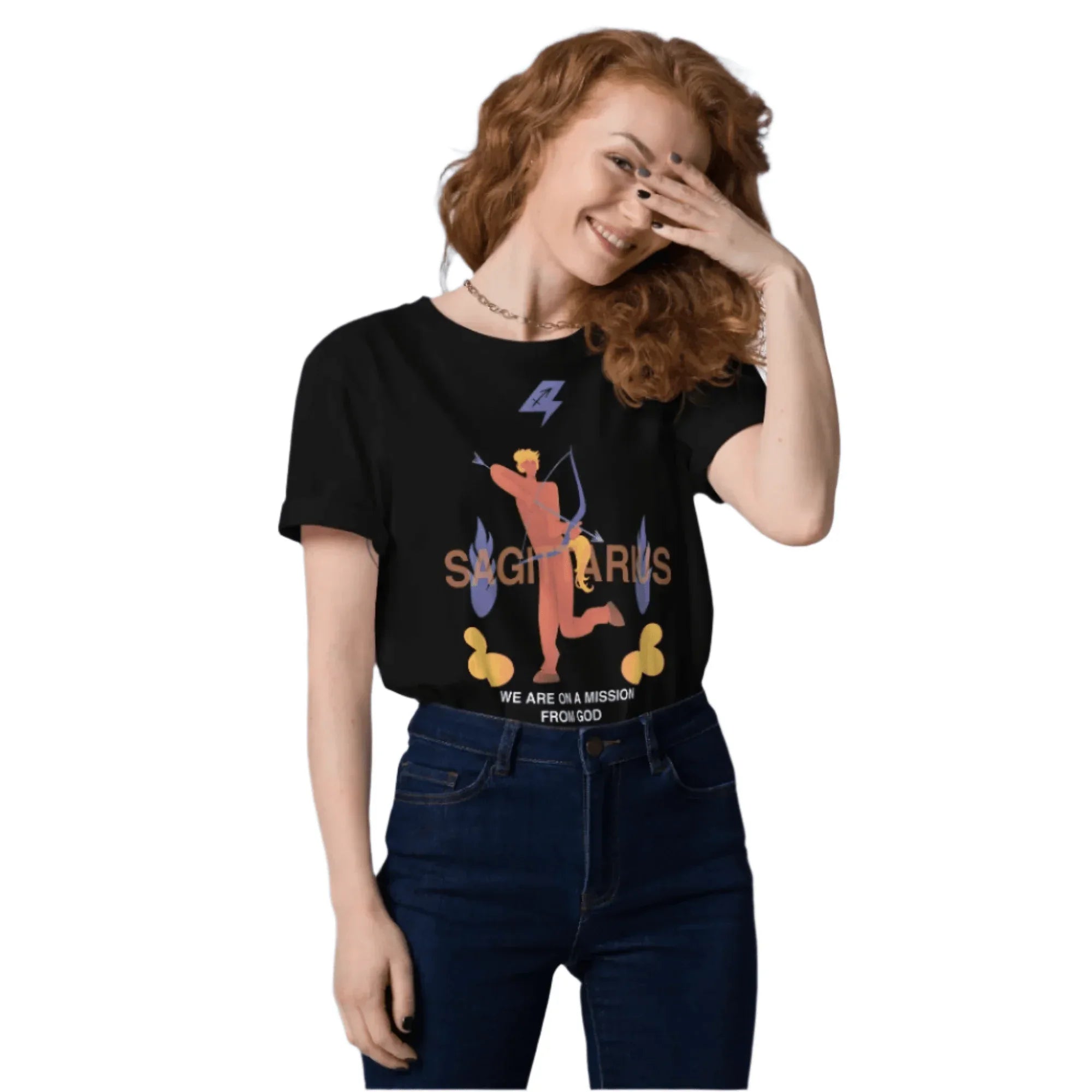 Sagittarius Unisex Organic Cotton T-Shirt - The Blues Brothers Edition - KOOMQUAT