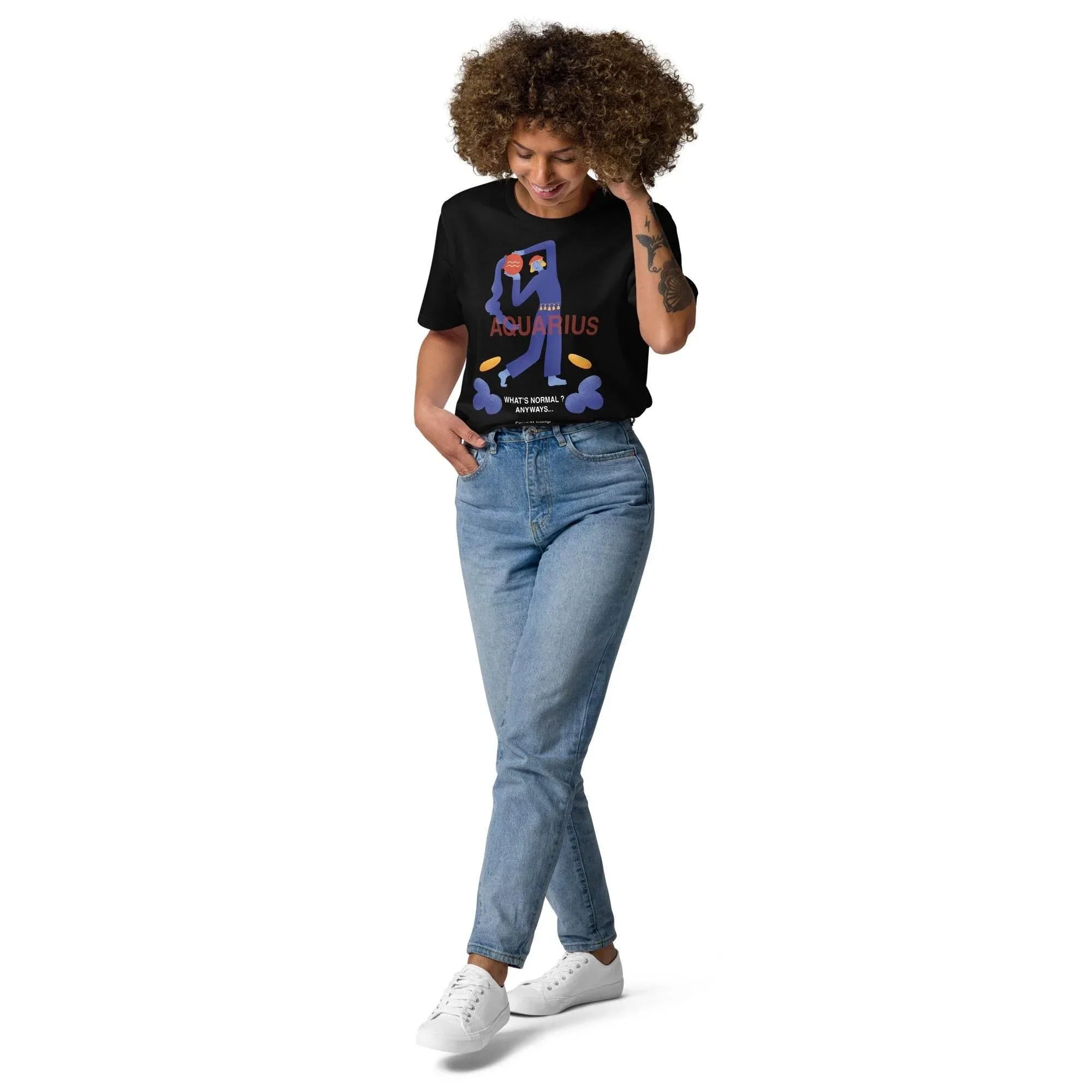 Aquarius Unisex Organic Cotton T-Shirt - Forrest Gump Edition (New Layout) - KOOMQUAT