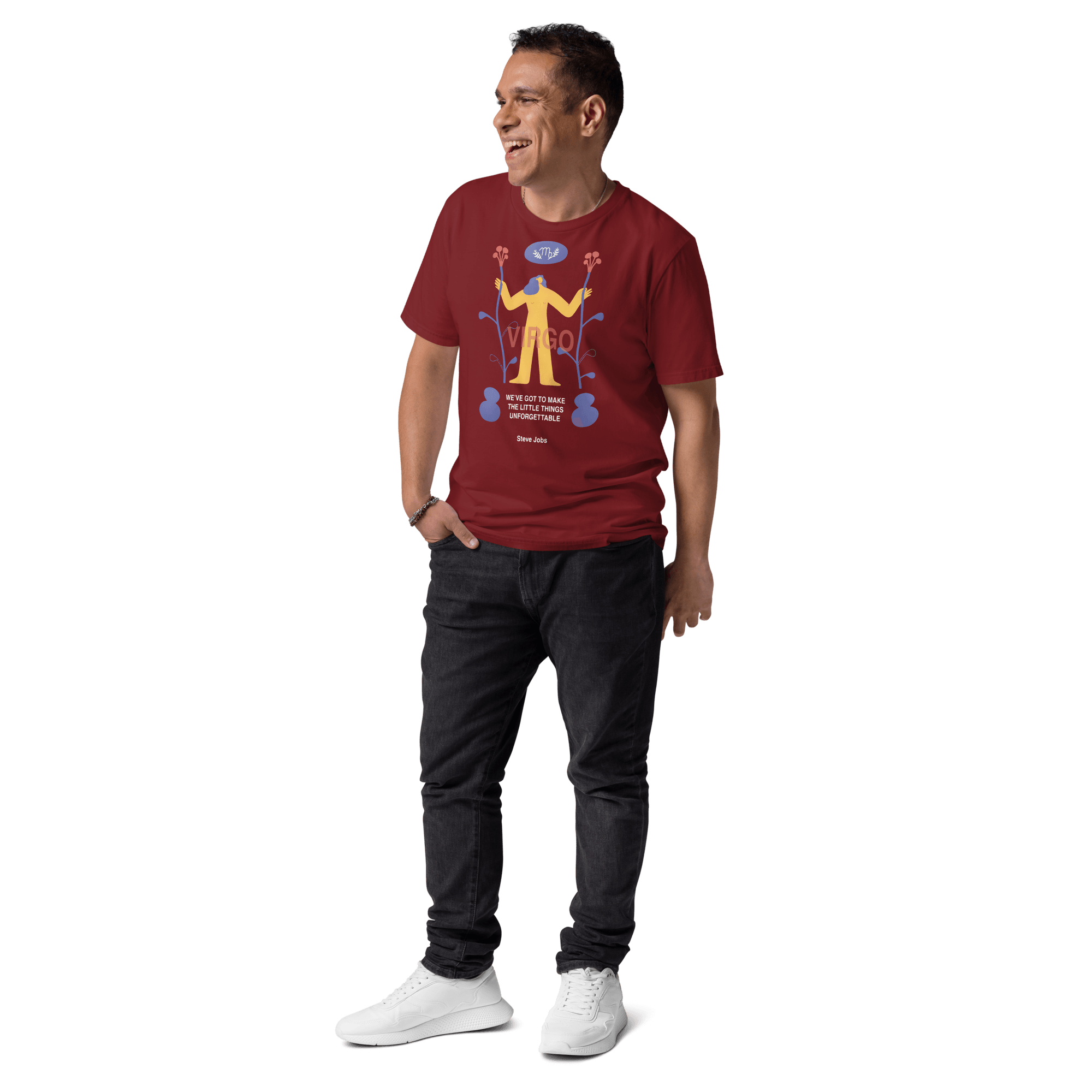 VIRGO Unisex organic cotton t-shirt Steve Jobs Edition -