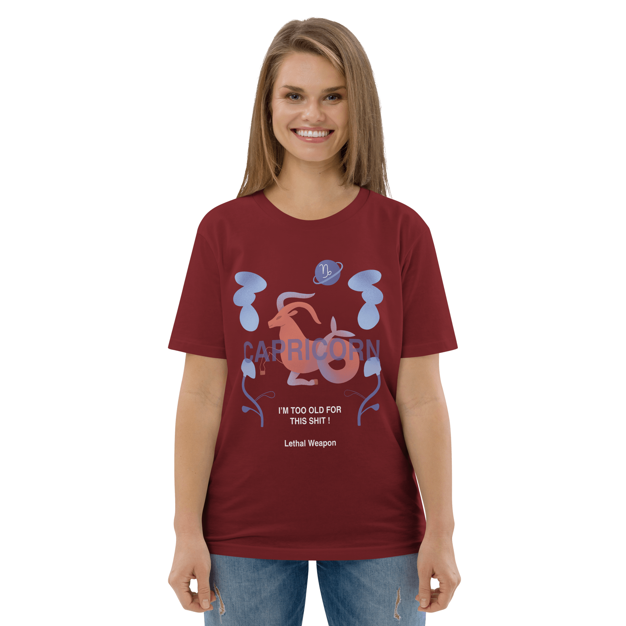 Capricorn Unisex Organic Cotton T-Shirt - Lethal Weapon Edition -