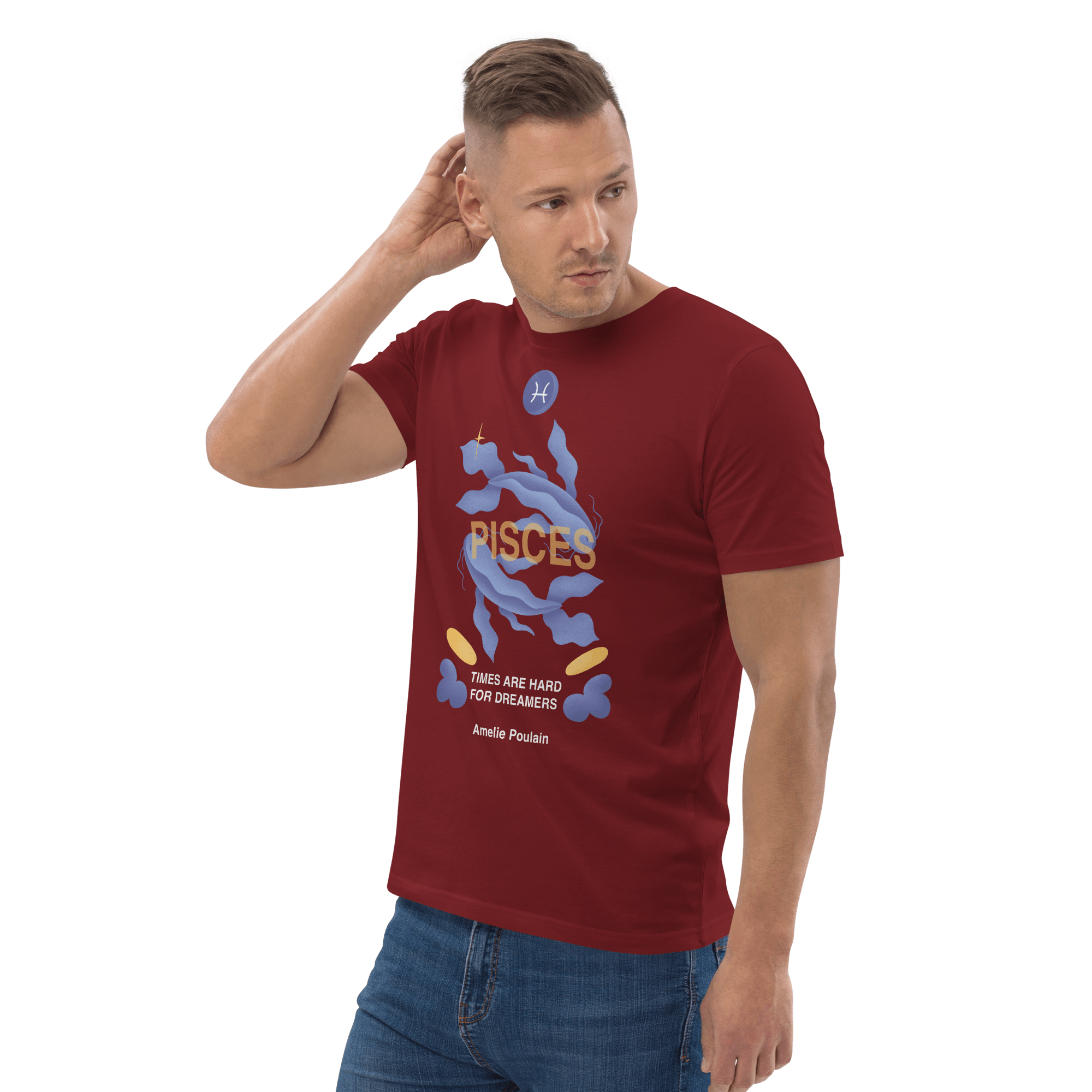 Pisces Unisex Organic Cotton T-Shirt - Amelie Poulain Edition -
