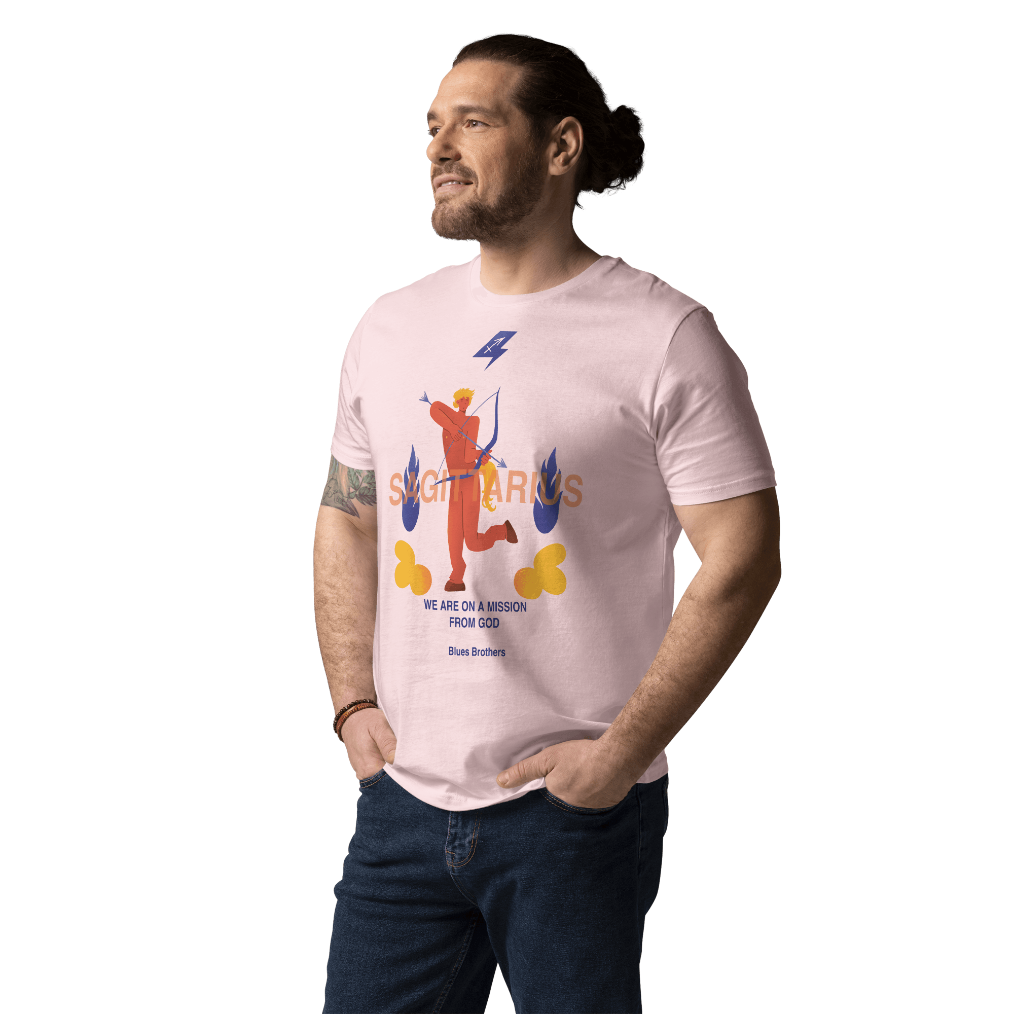 Sagittarius Unisex Organic Cotton T-Shirt - The Blues Brothers Edition -