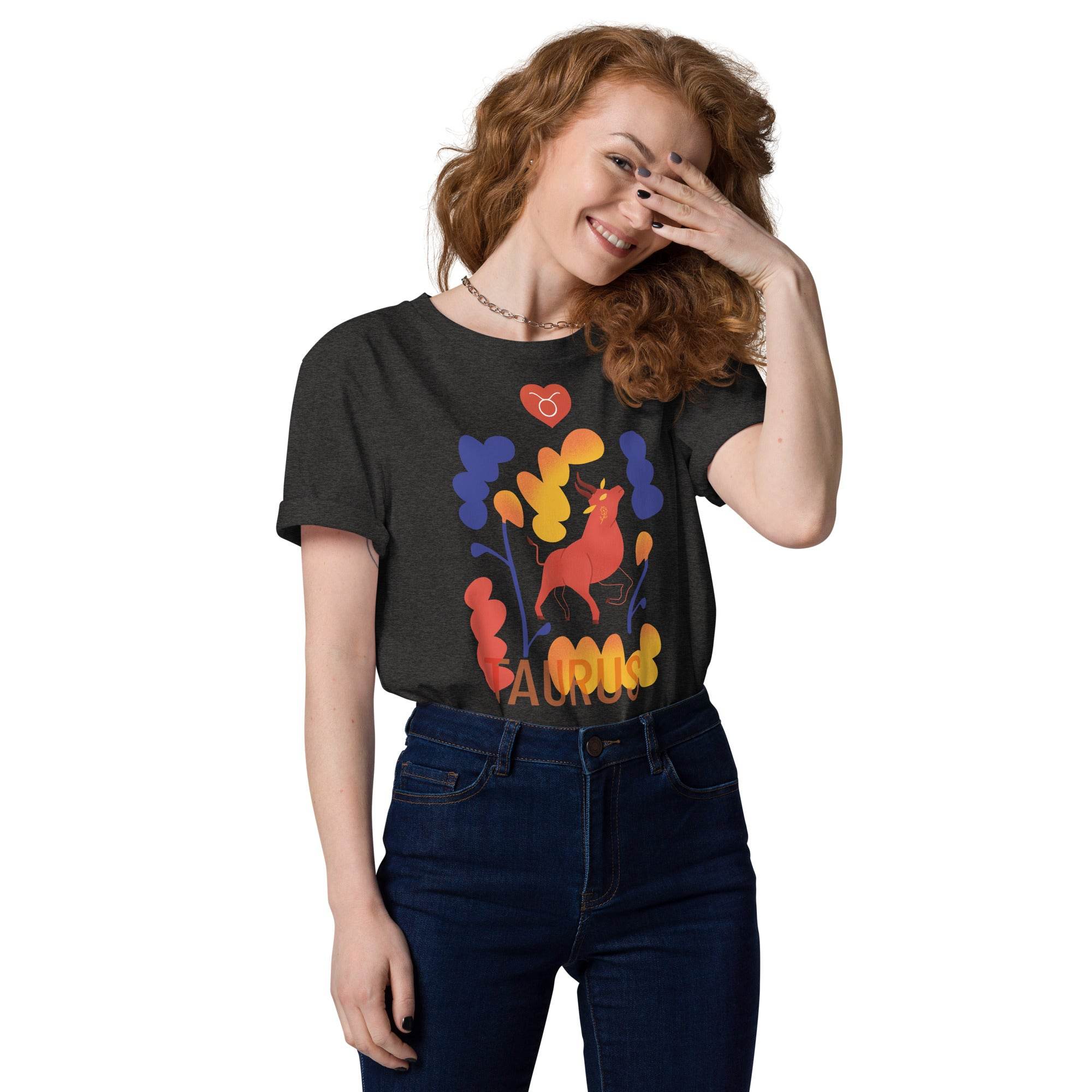 TAURUS Unisex Organic Cotton T-Shirt Raw -