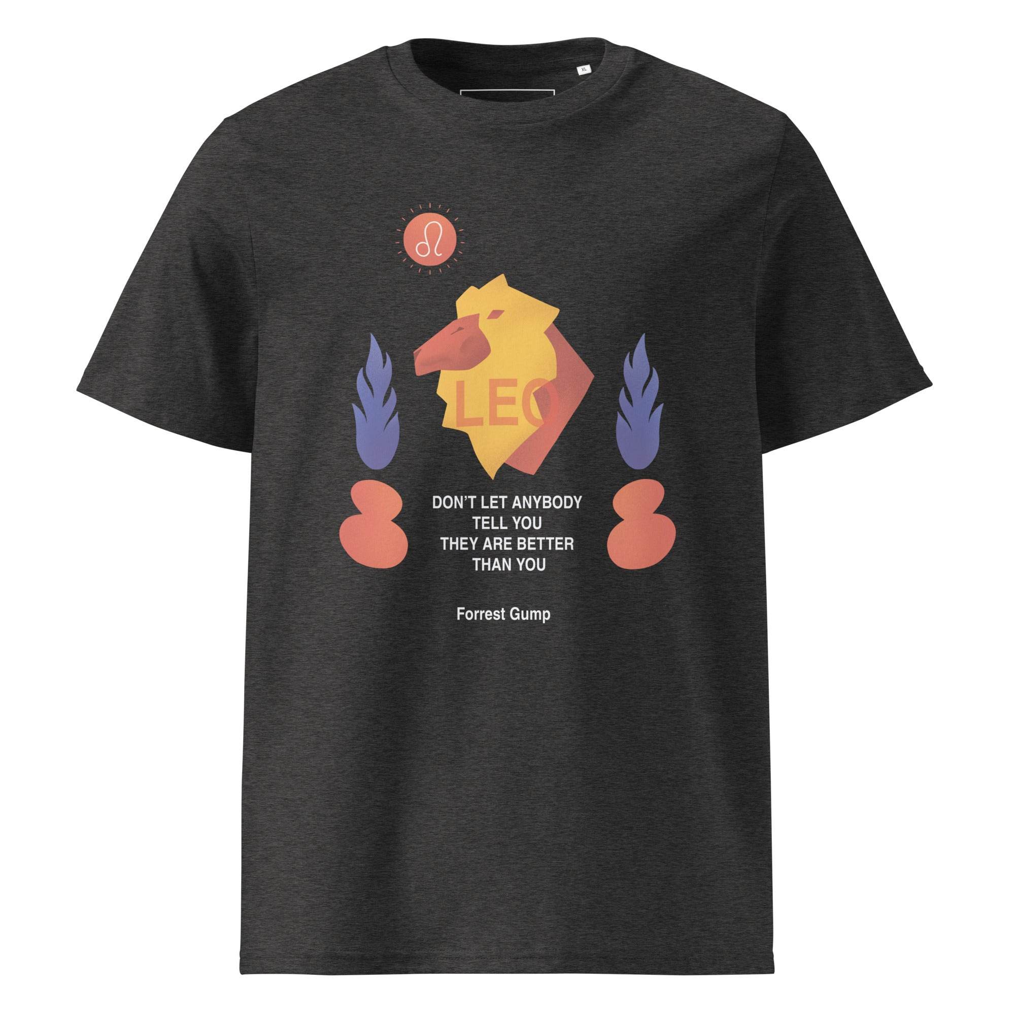 Leo Unisex Organic Cotton T-Shirt - Forrest Gump Edition -