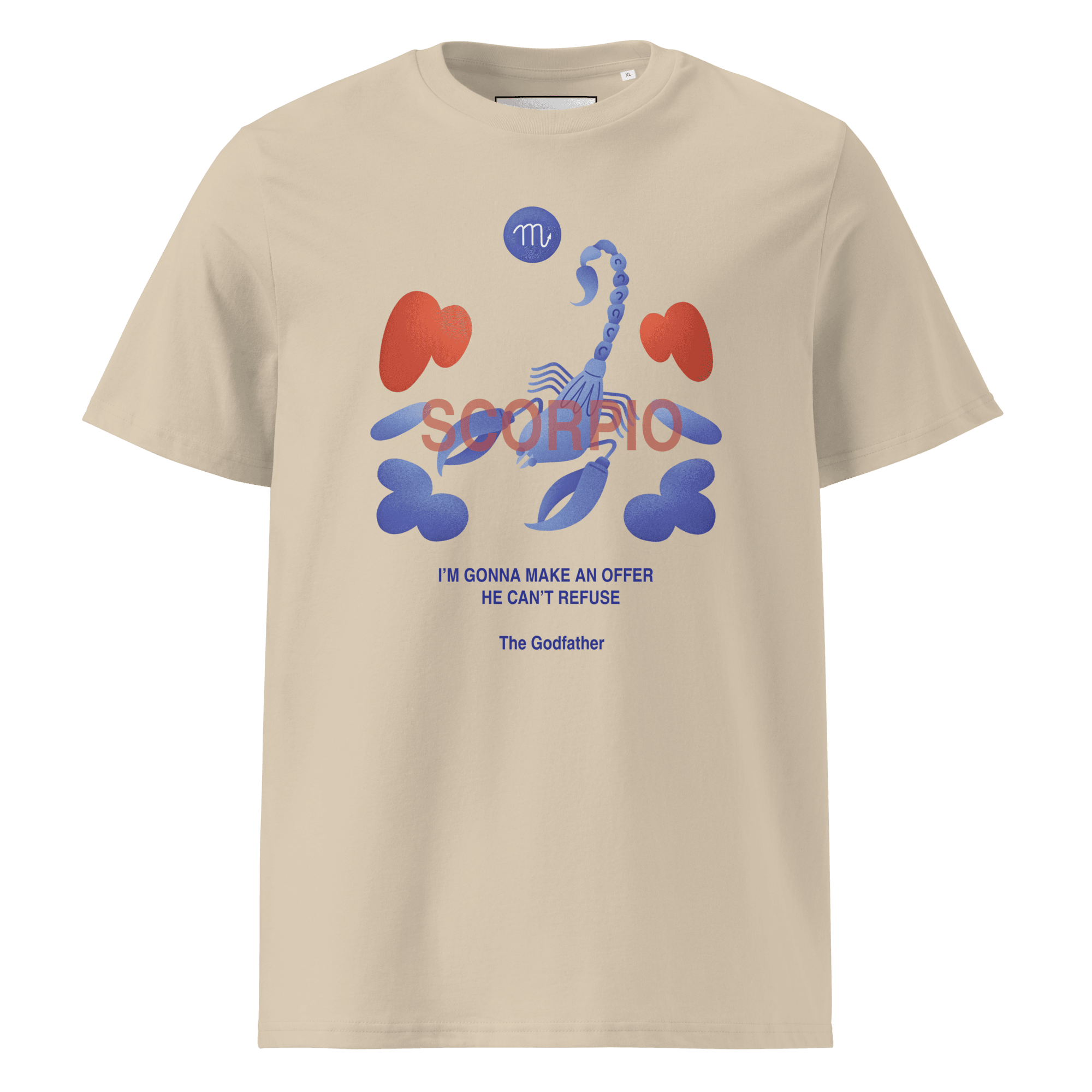 SCORPIO Unisex organic cotton t-shirt Godfather B -