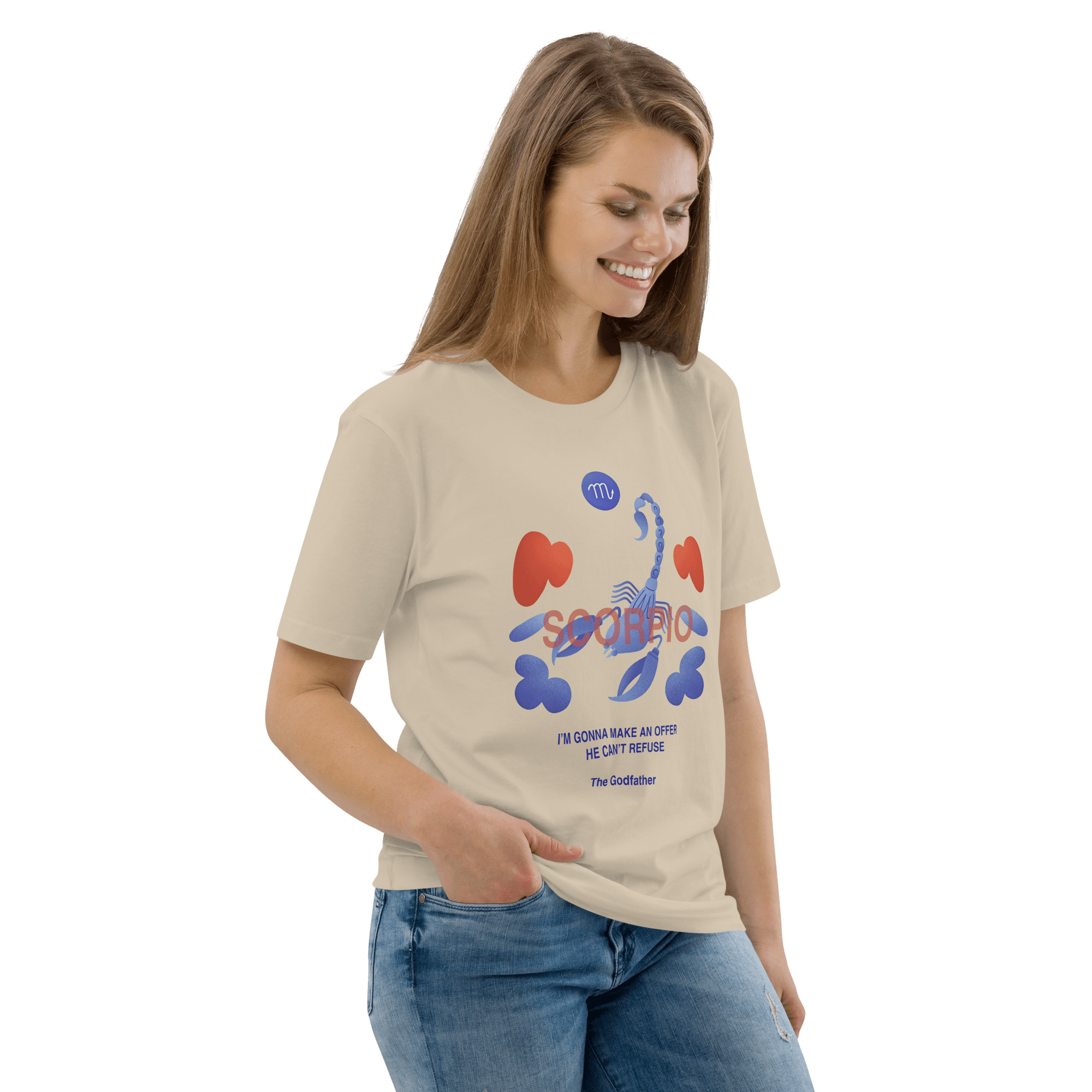 SCORPIO Unisex organic cotton t-shirt Godfather B -