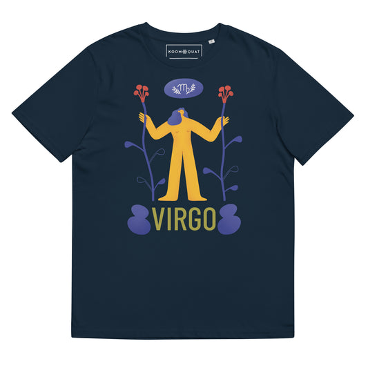 VIRGO Unisex organic cotton t-shirt raw