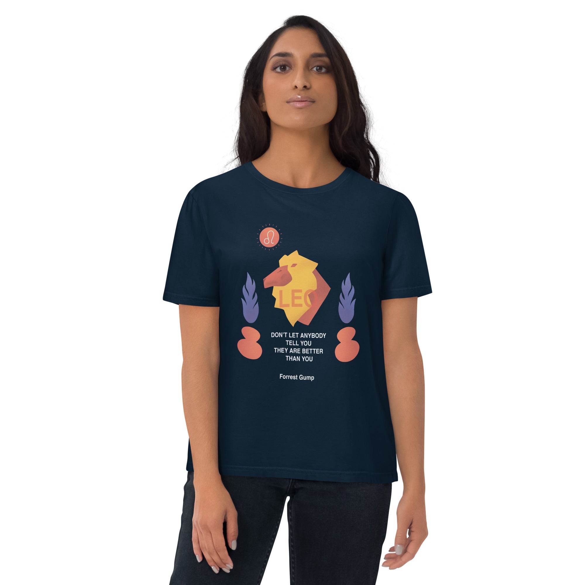 Leo Unisex Organic Cotton T-Shirt - Forrest Gump Edition -