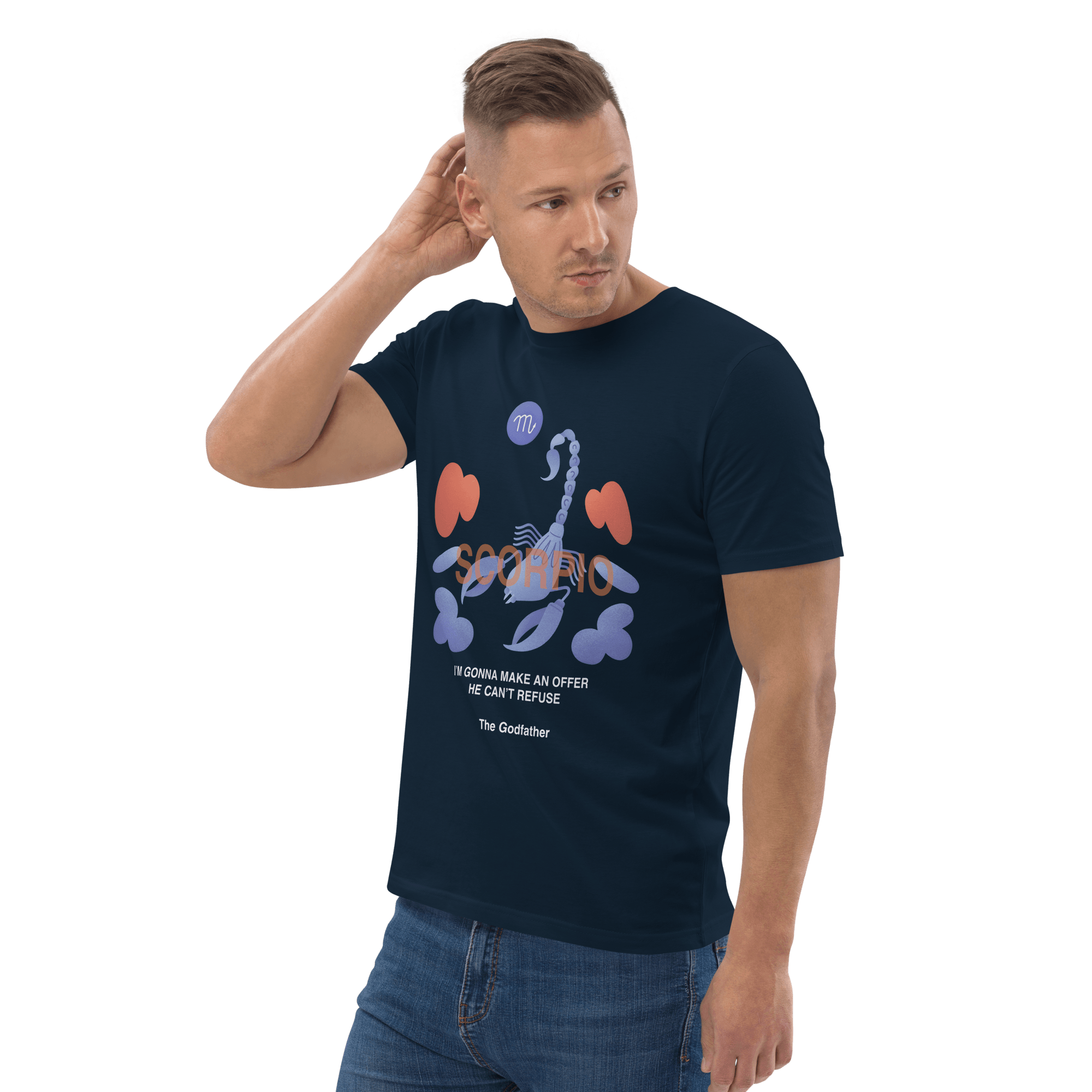 SCORPIO Unisex organic cotton t-shirt Godfather B -