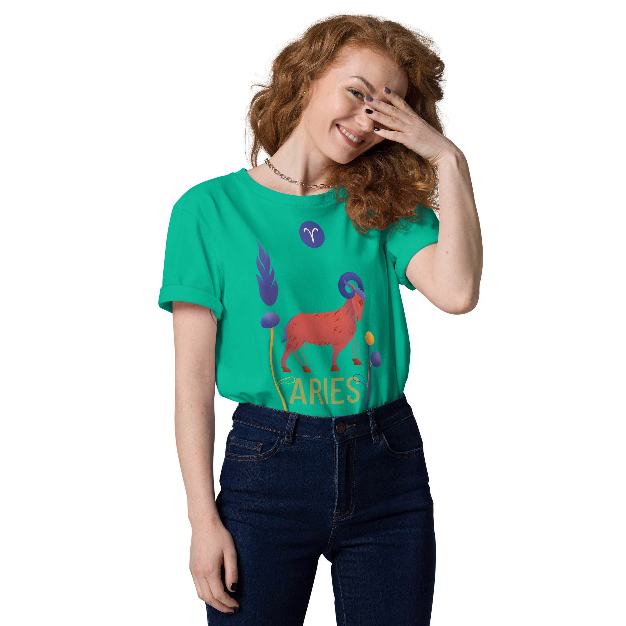Aries Unisex Organic Cotton T-Shirt Raw -