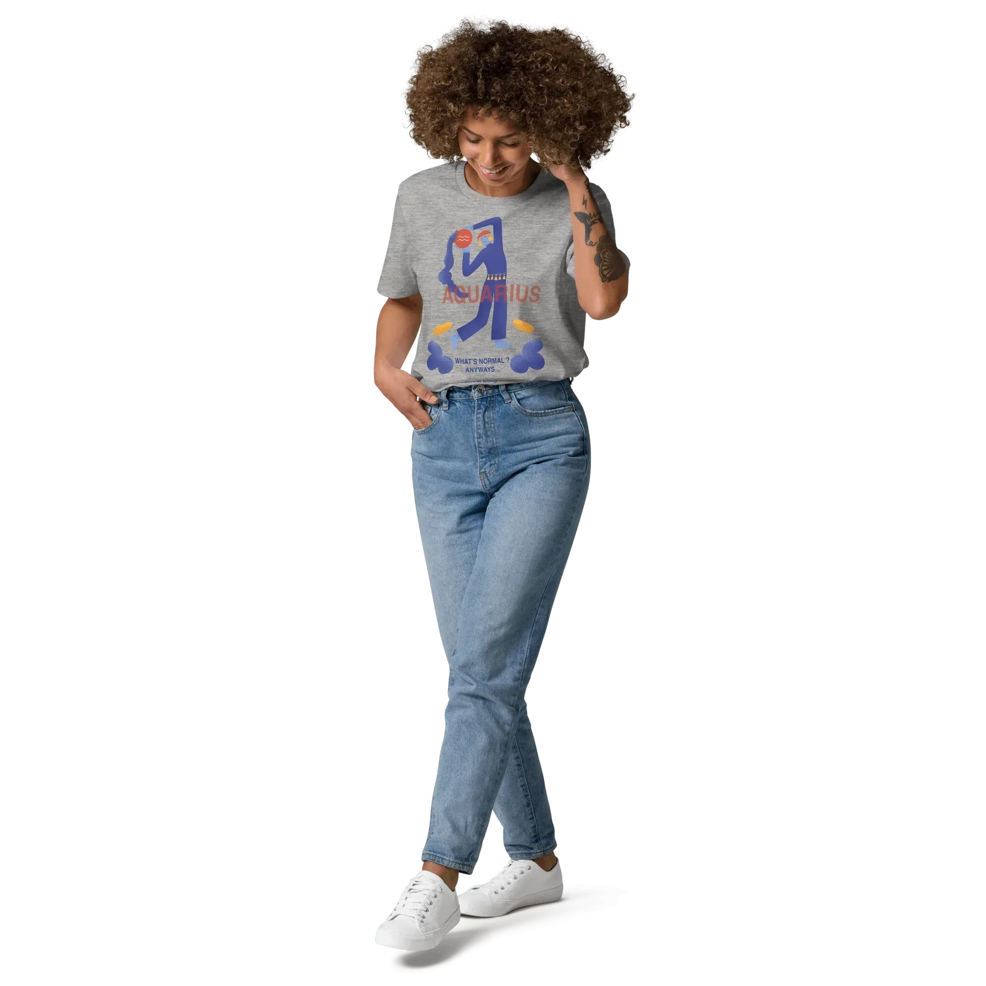 Aquarius Unisex Organic Cotton T-Shirt - Forrest Gump Edition (New Layout) - KOOMQUAT