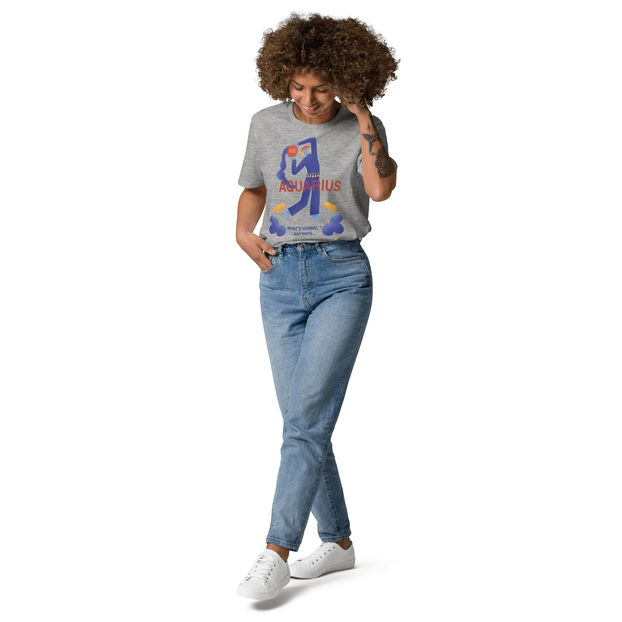 Aquarius Unisex Organic Cotton T-Shirt - Forrest Gump Edition (New Layout) - KOOMQUAT