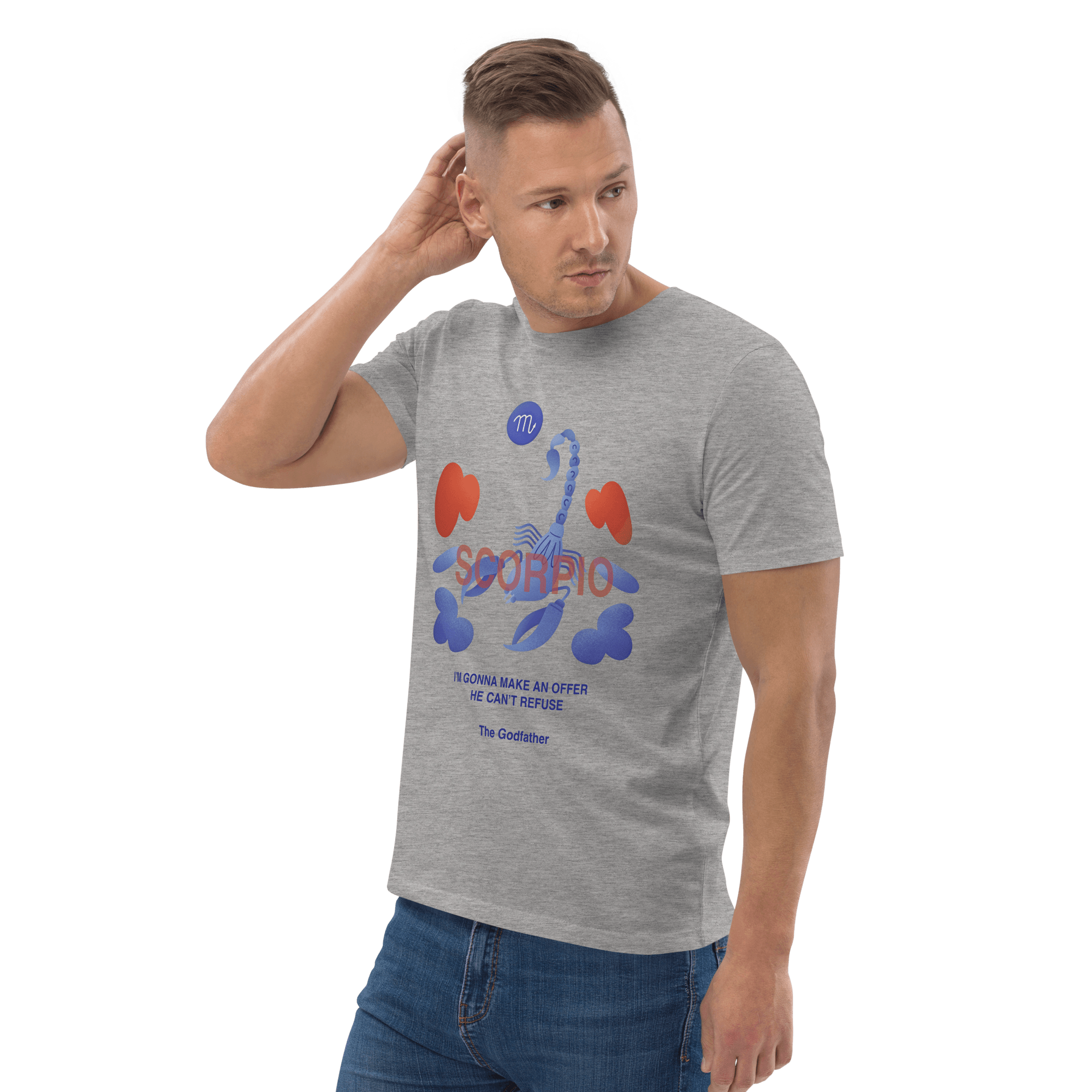 SCORPIO Unisex organic cotton t-shirt Godfather B -