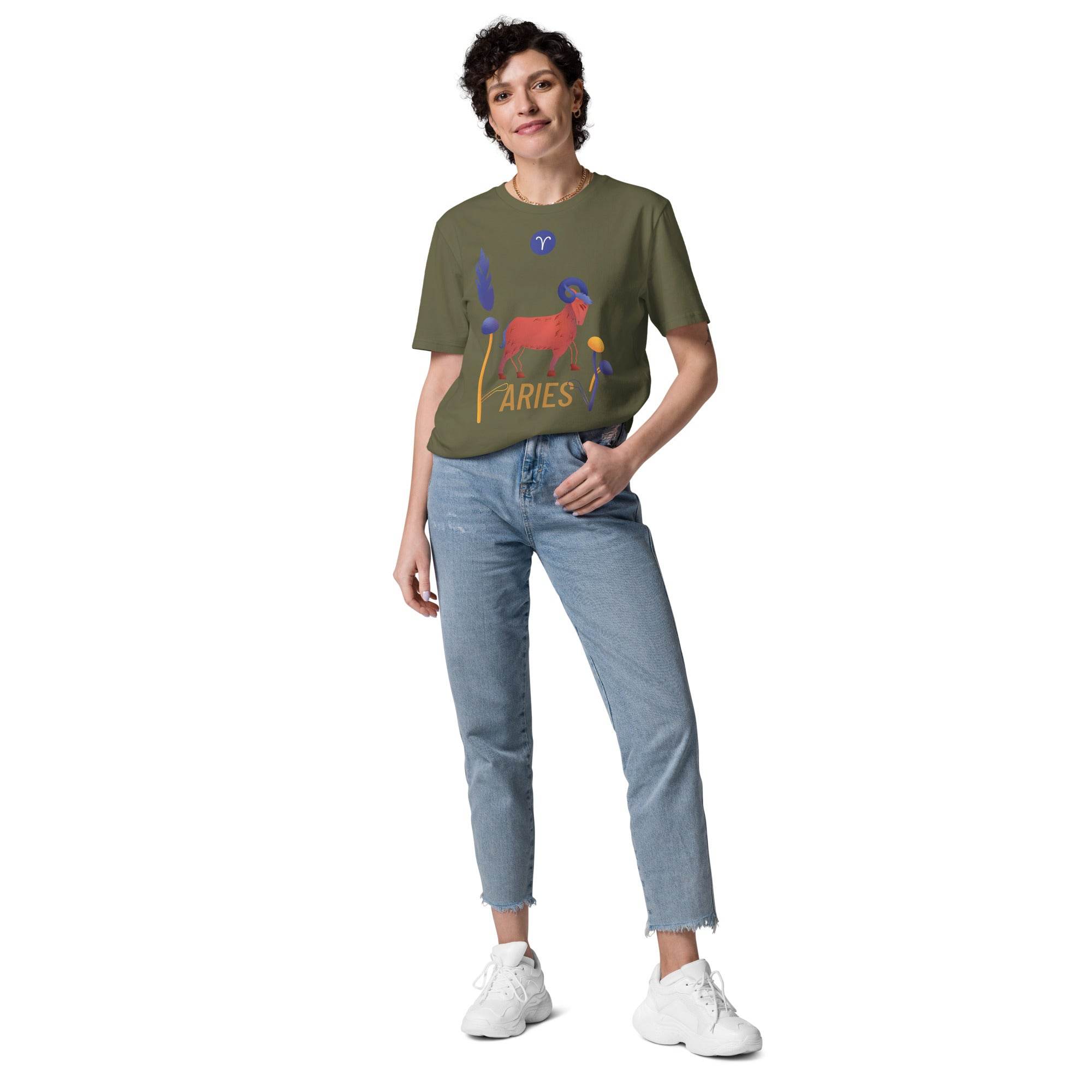 Aries Unisex Organic Cotton T-Shirt Raw -
