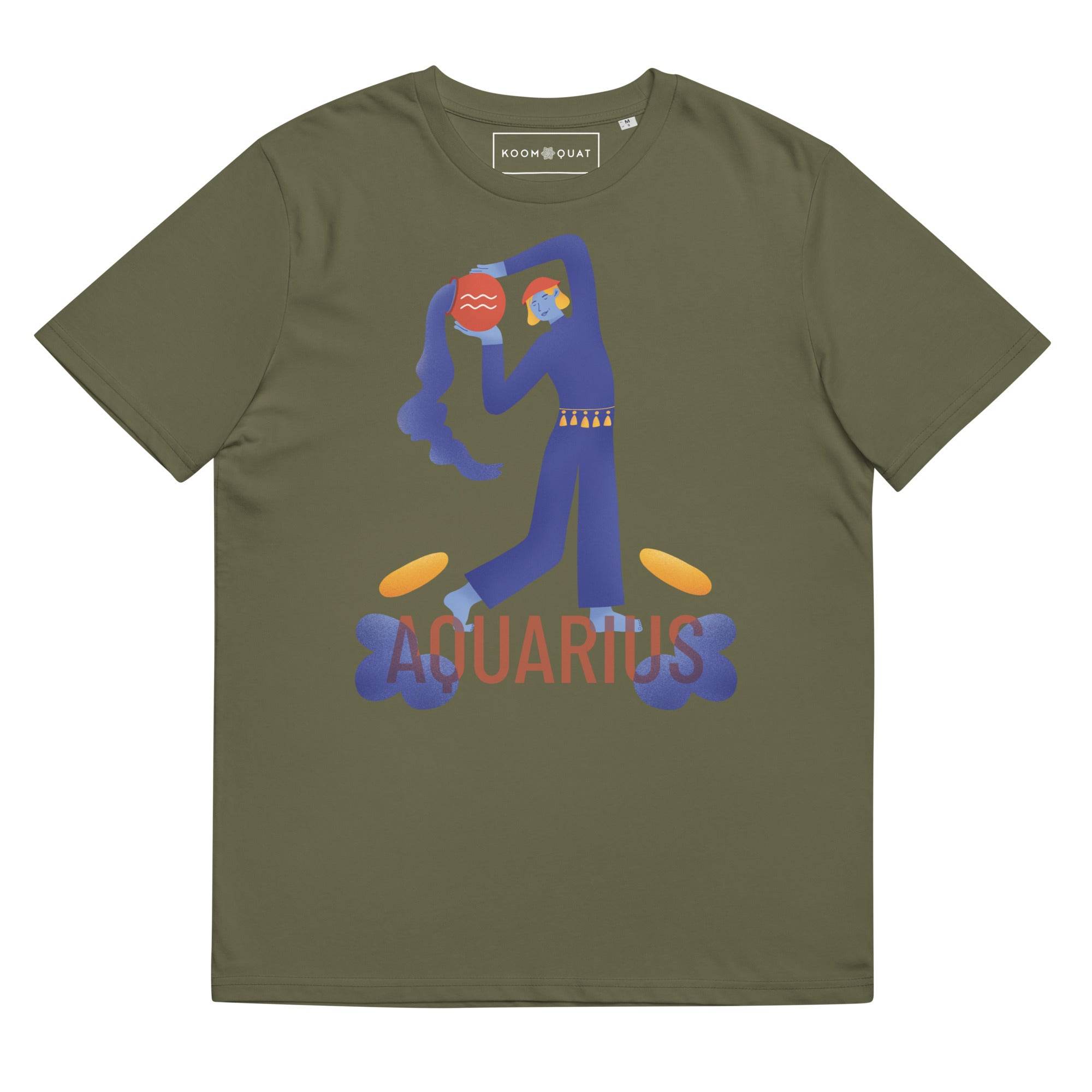 Aquarius Unisex Organic Cotton T-Shirt - Raw Edition -
