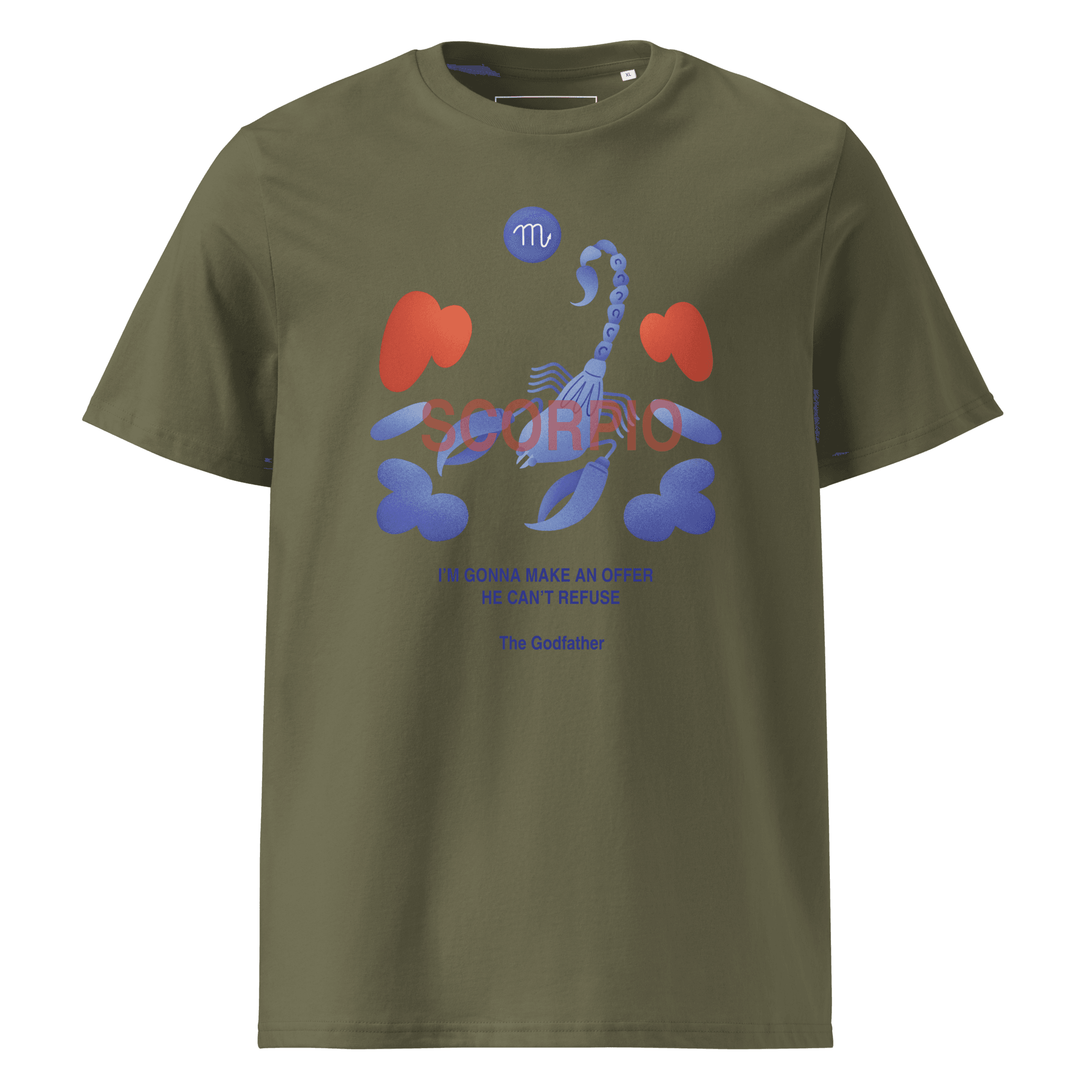 SCORPIO Unisex organic cotton t-shirt Godfather B -