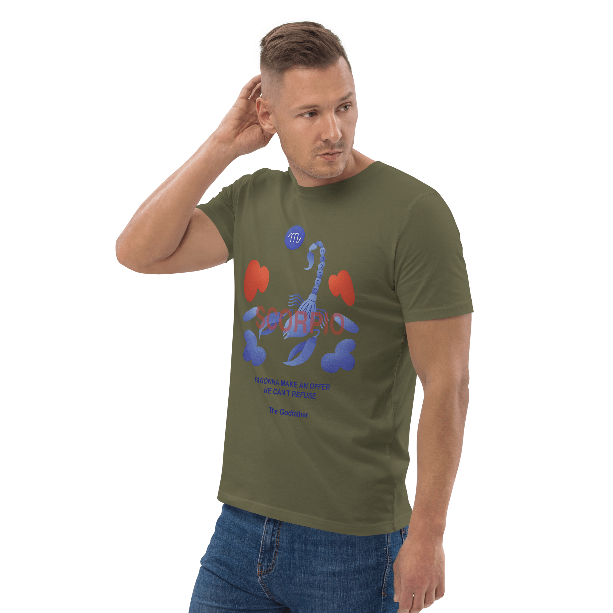 SCORPIO Unisex organic cotton t-shirt Godfather B -