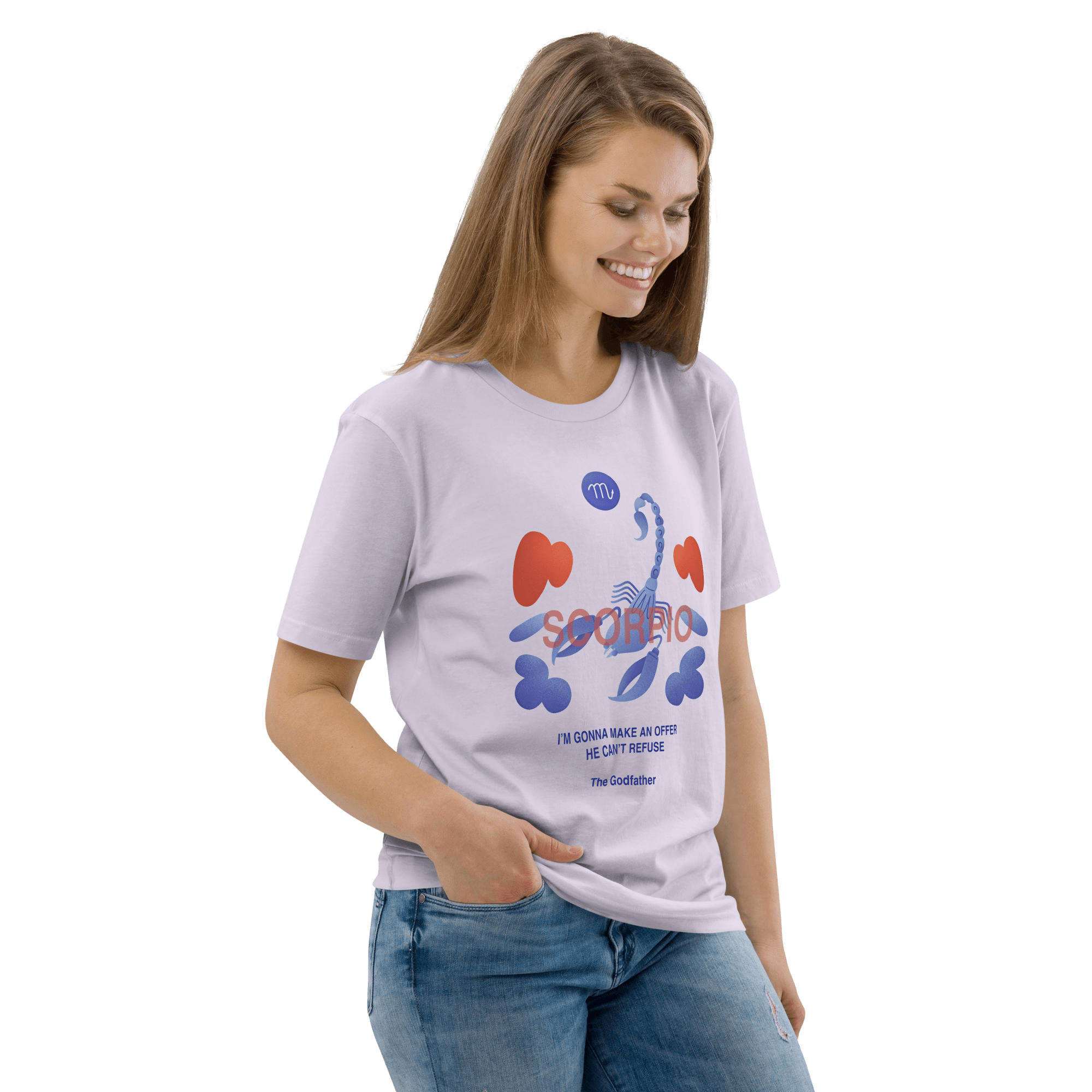 SCORPIO Unisex organic cotton t-shirt Godfather B -