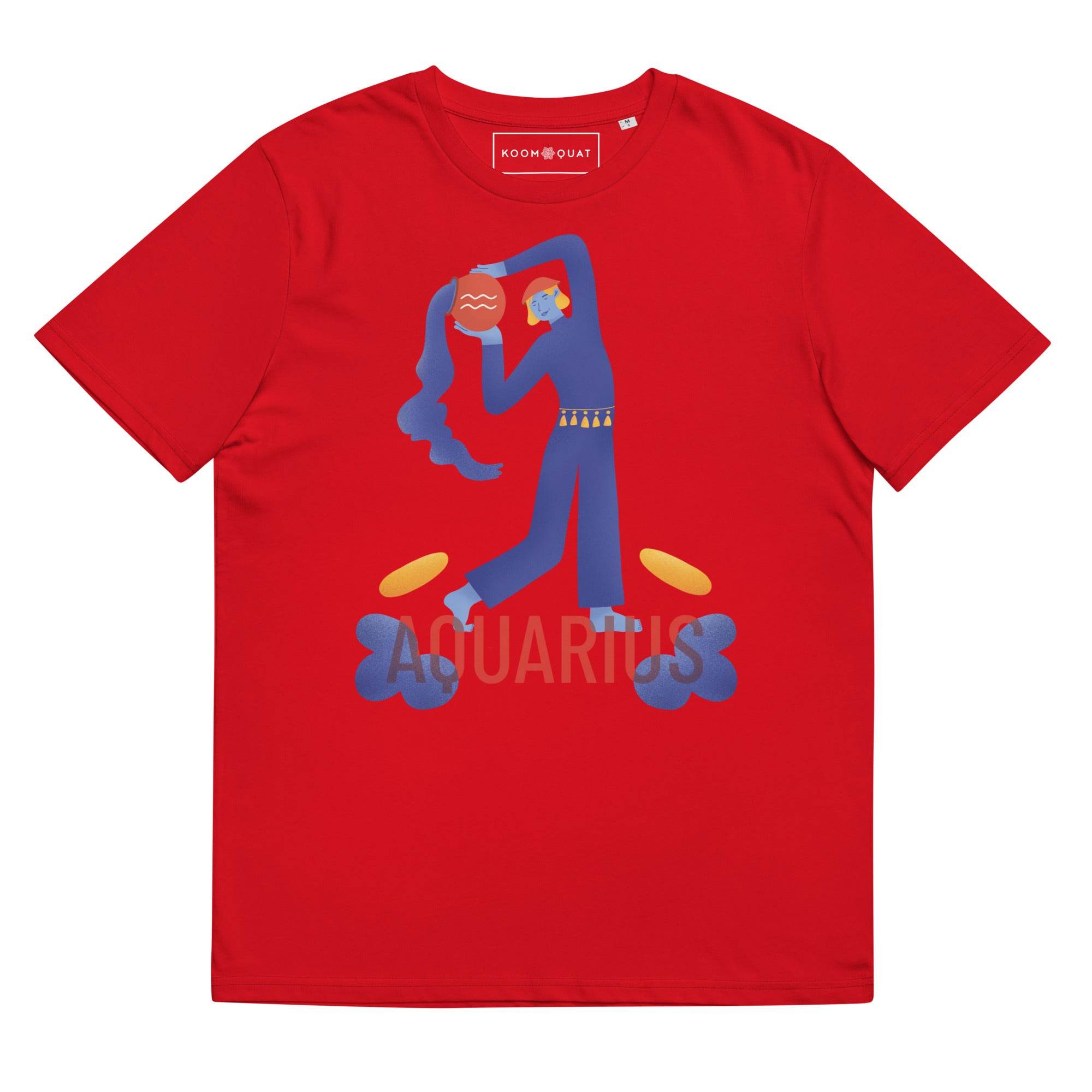 Aquarius Unisex Organic Cotton T-Shirt - Raw Edition -