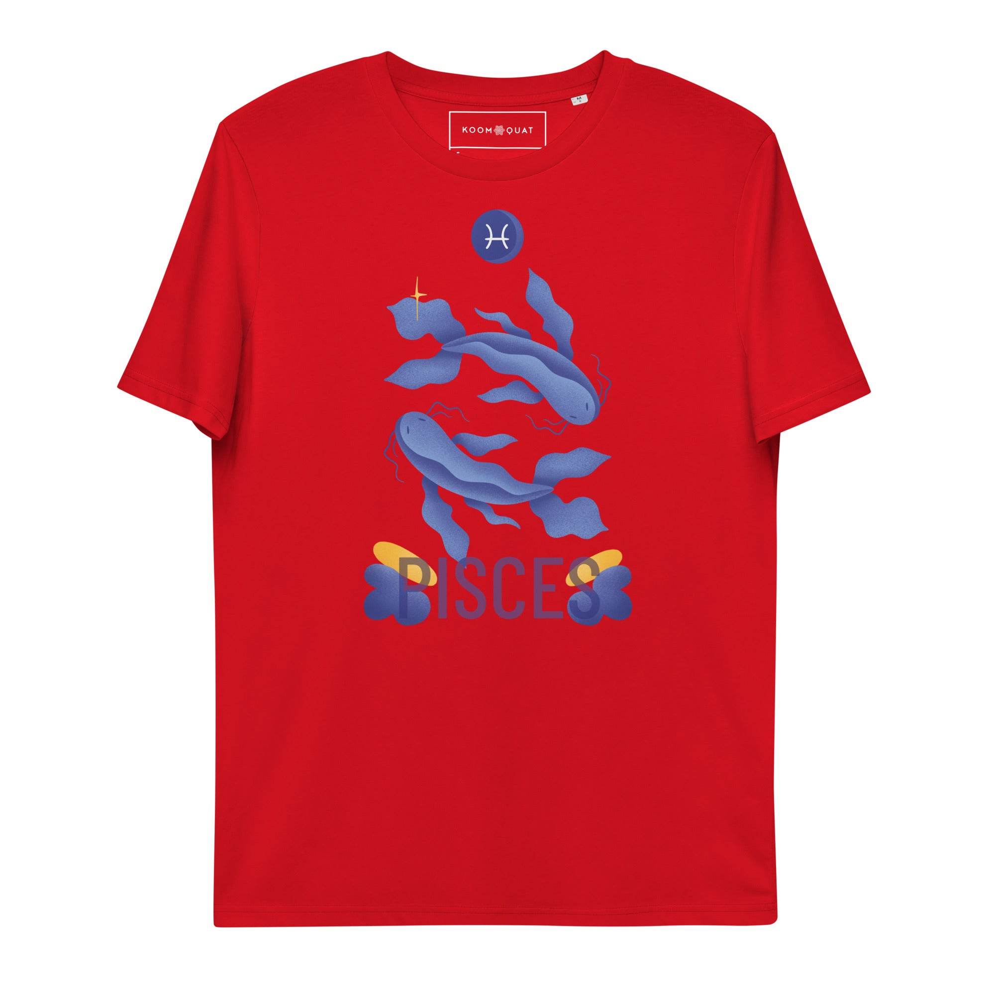 Pisces Unisex Organic Cotton T-Shirt - Raw Edition -