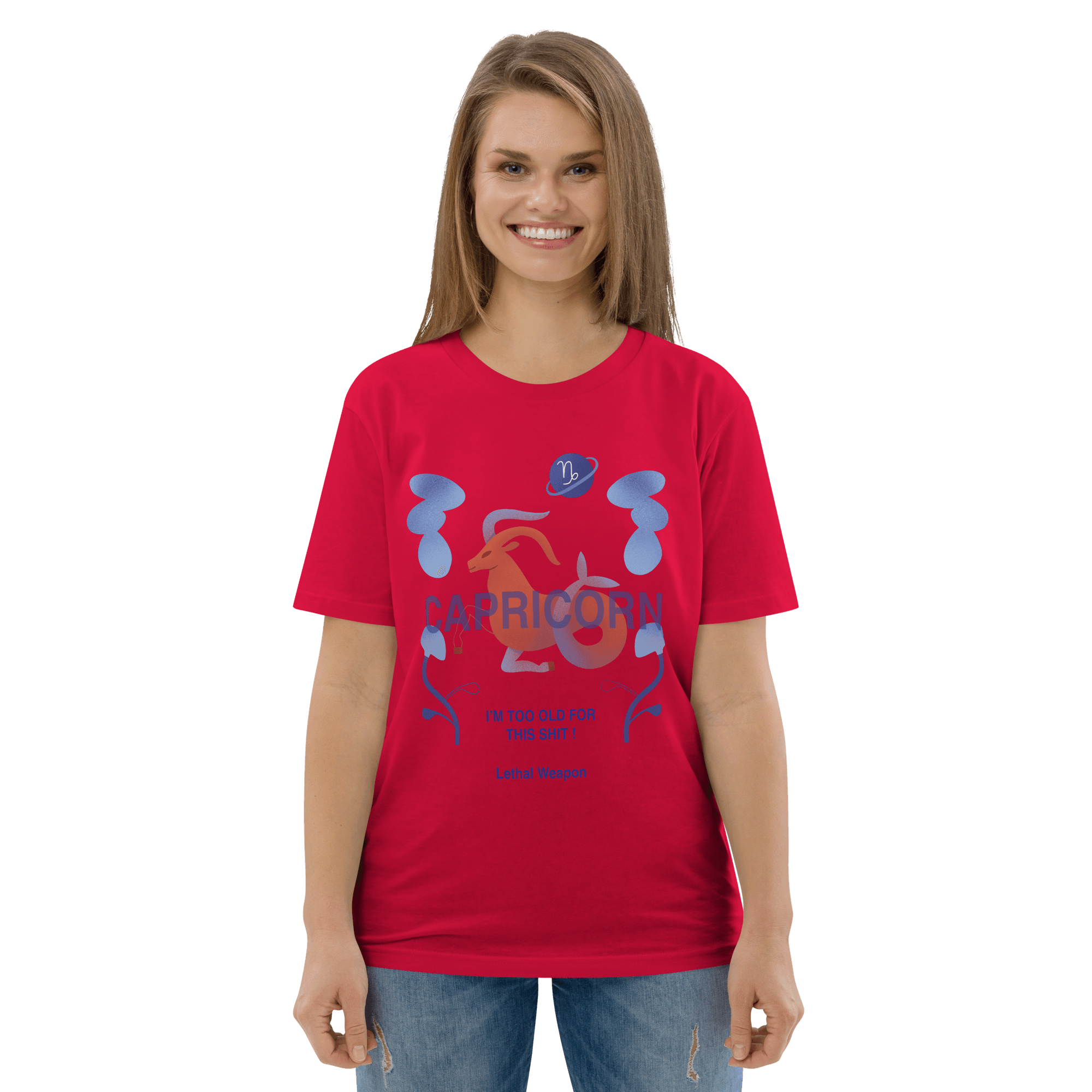 Capricorn Unisex Organic Cotton T-Shirt - Lethal Weapon Edition -