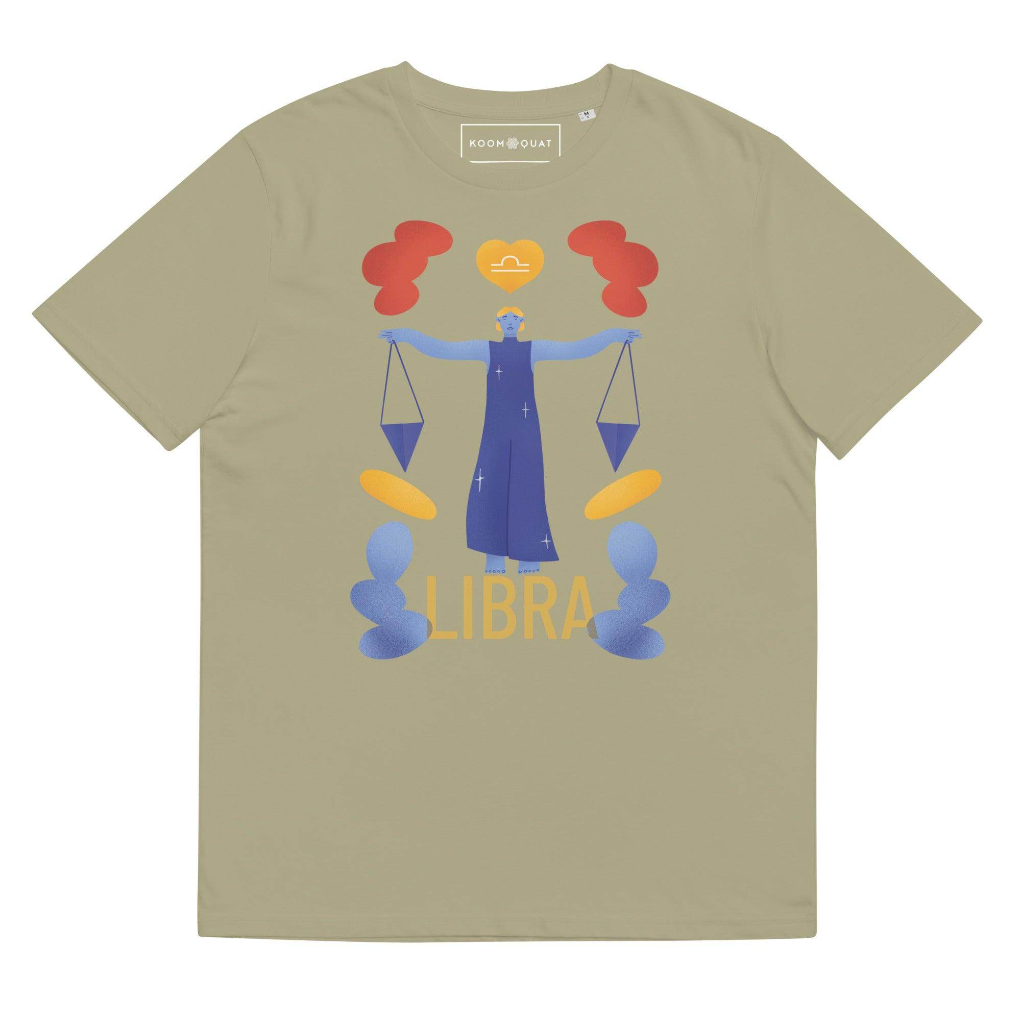 Libra Unisex Organic Cotton T-Shirt - Raw Edition -