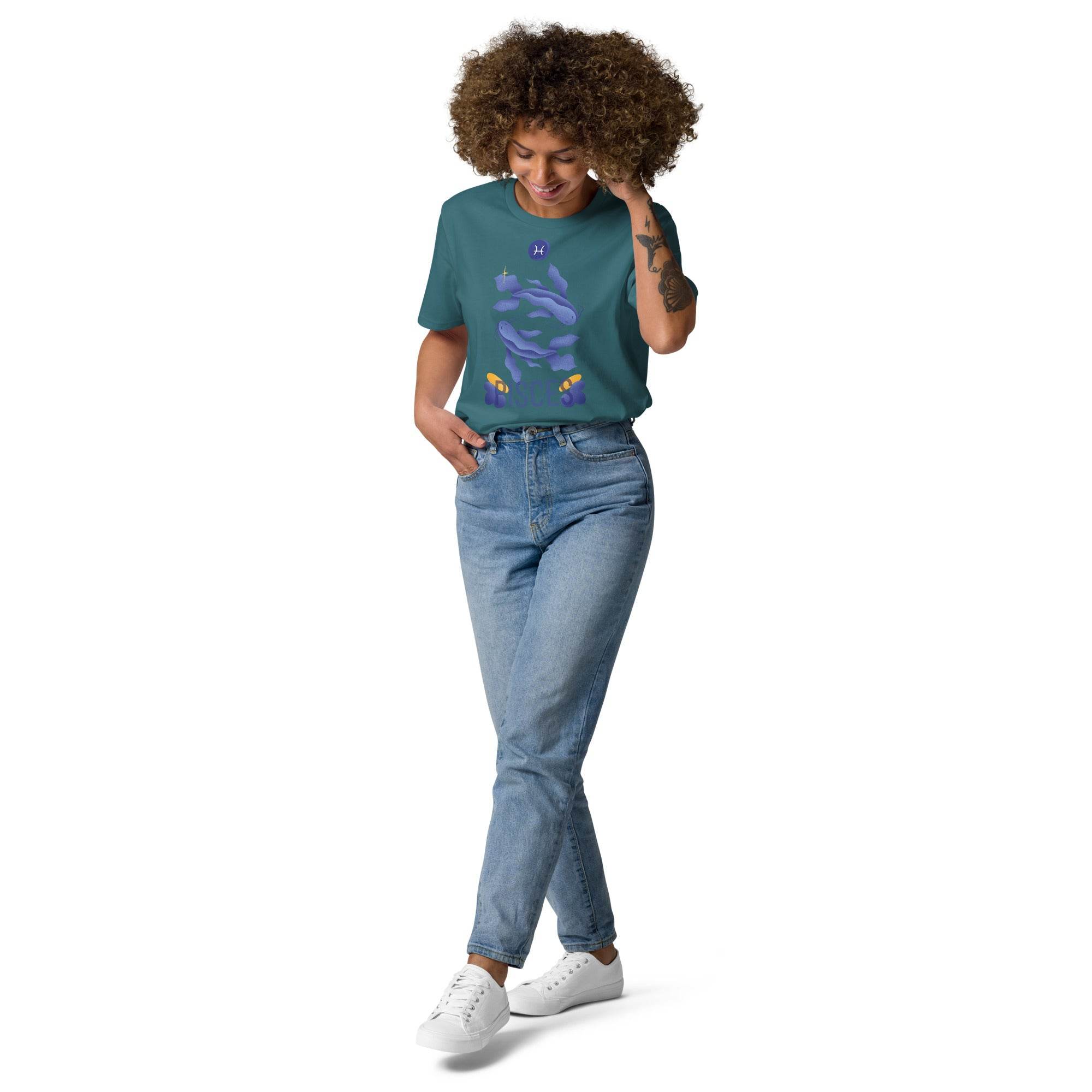 Pisces Unisex Organic Cotton T-Shirt - Raw Edition -