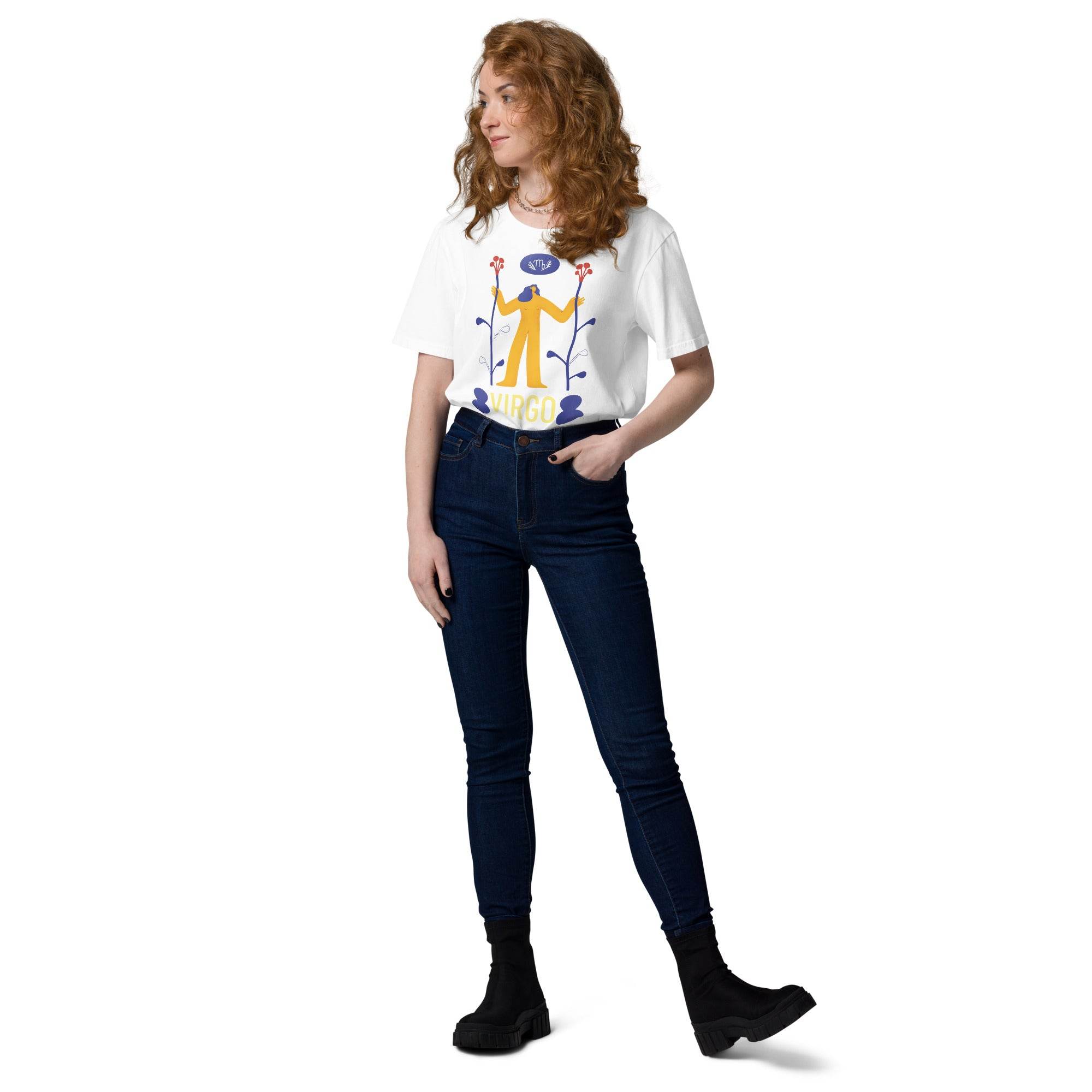 Virgo Unisex Organic Cotton T-Shirt - Raw Edition -