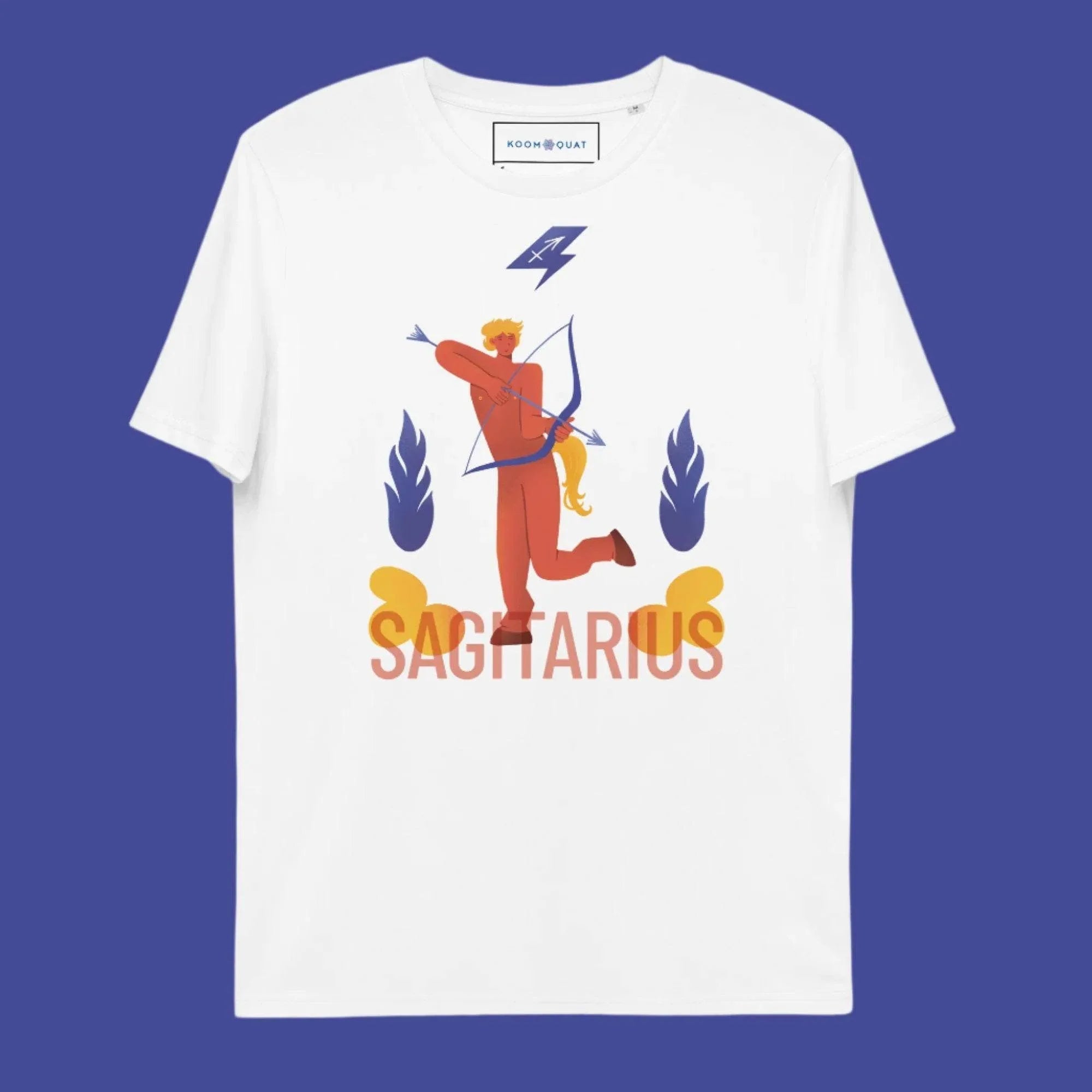 Sagittarius Unisex Organic Cotton T-Shirt - Raw Edition - KOOMQUAT