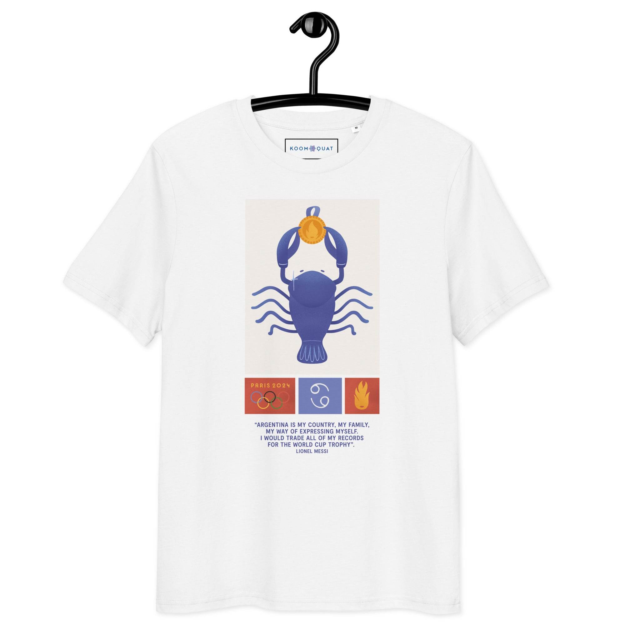 Unisex organic cotton t-shirt JO 2024 CANCER -