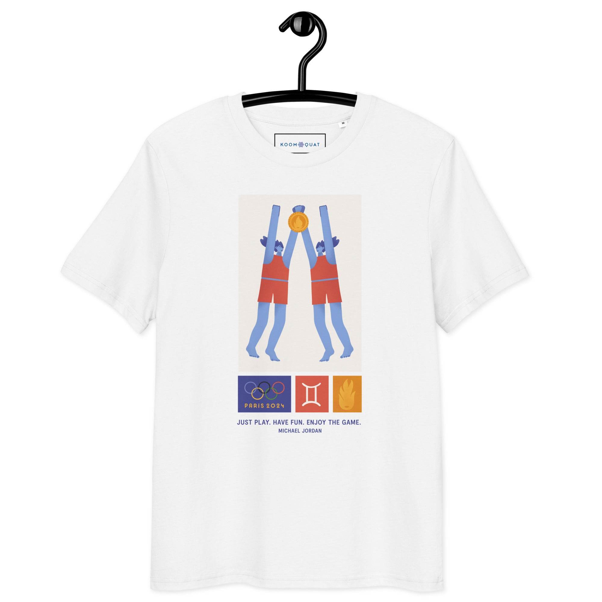 Unisex organic cotton t-shirt JO 2024 GEMINI -