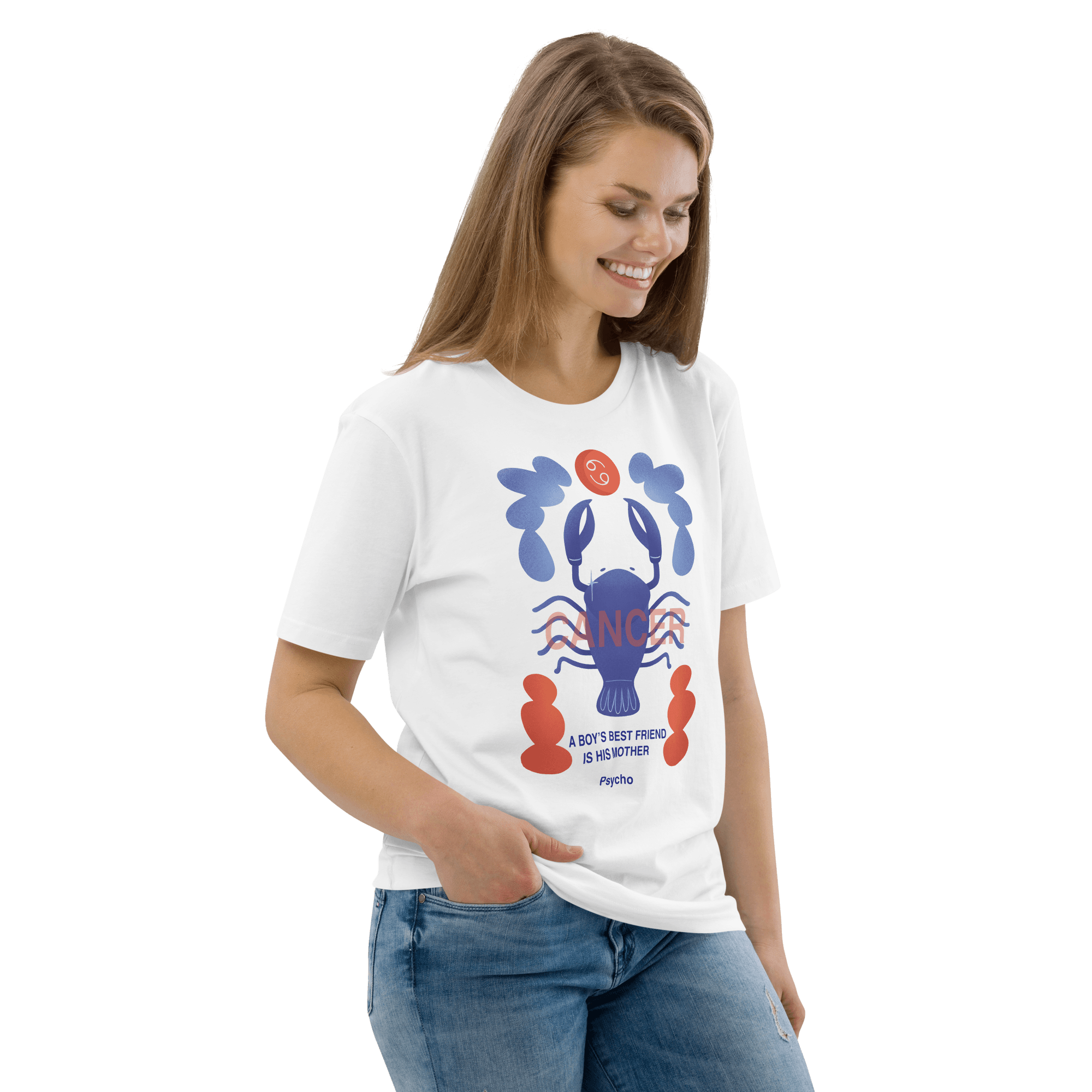 Cancer Unisex Organic Cotton T-Shirt - Psycho Edition -