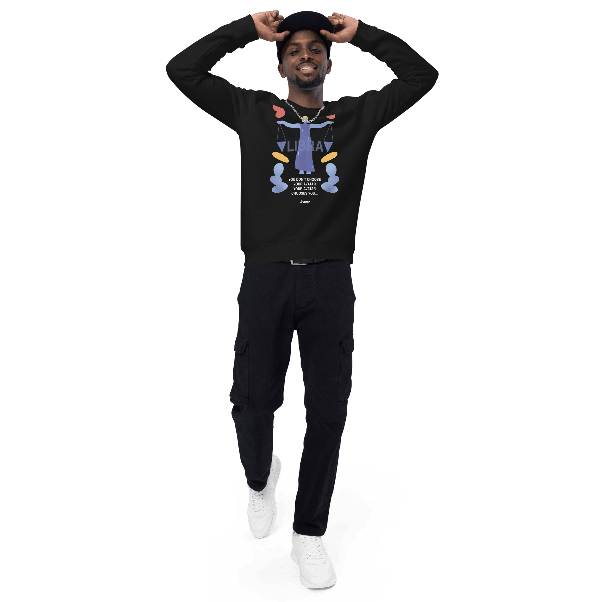 Libra Unisex Organic Raglan Sweatshirt - Avatar Edition -