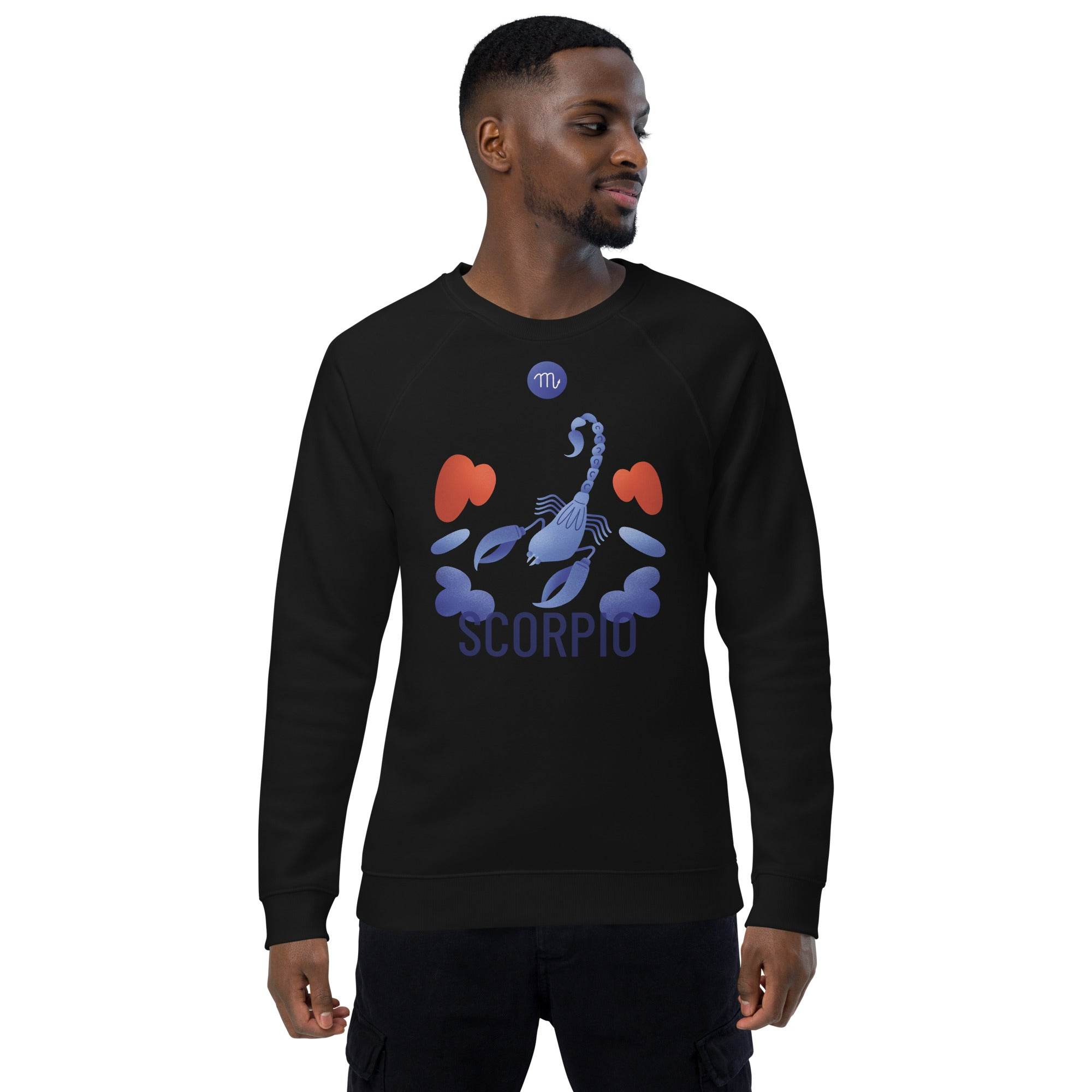 Scorpio Unisex Organic Raglan Sweatshirt - Raw Edition -