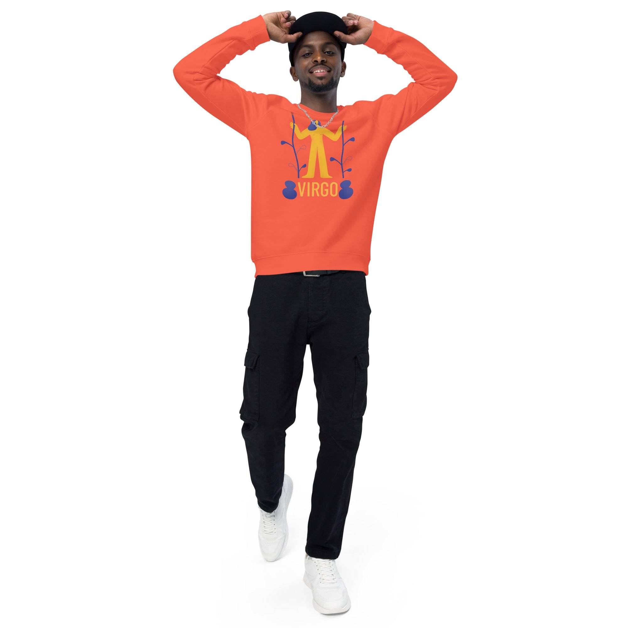 Virgo Unisex Organic Raglan Sweatshirt - Raw Edition -