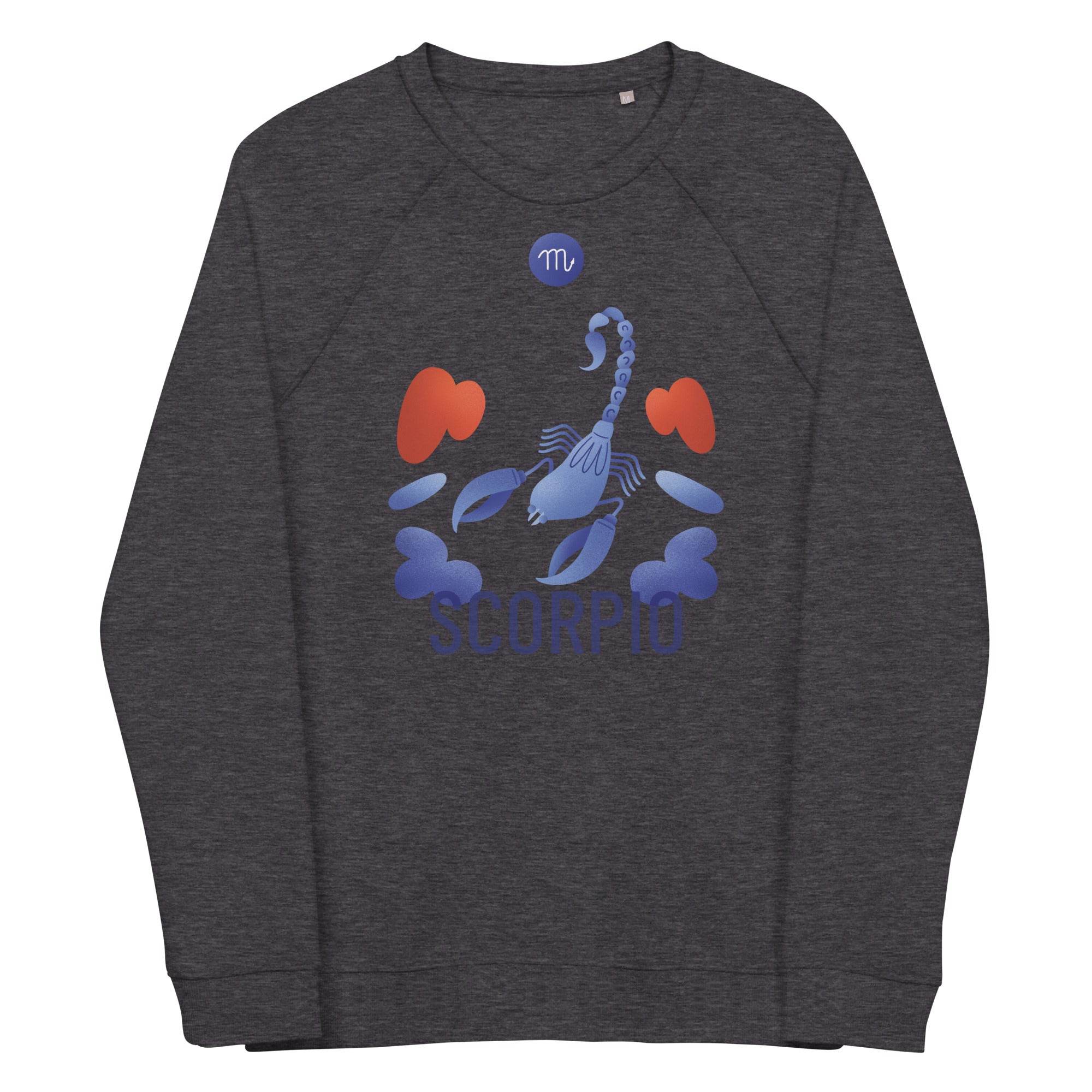Scorpio Unisex Organic Raglan Sweatshirt - Raw Edition -