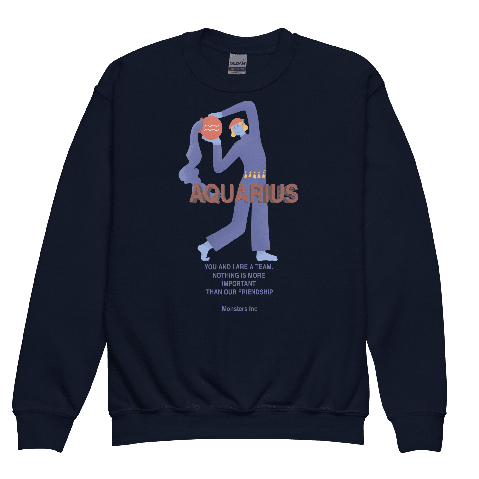 Aquarius Youth Crewneck Sweatshirt -