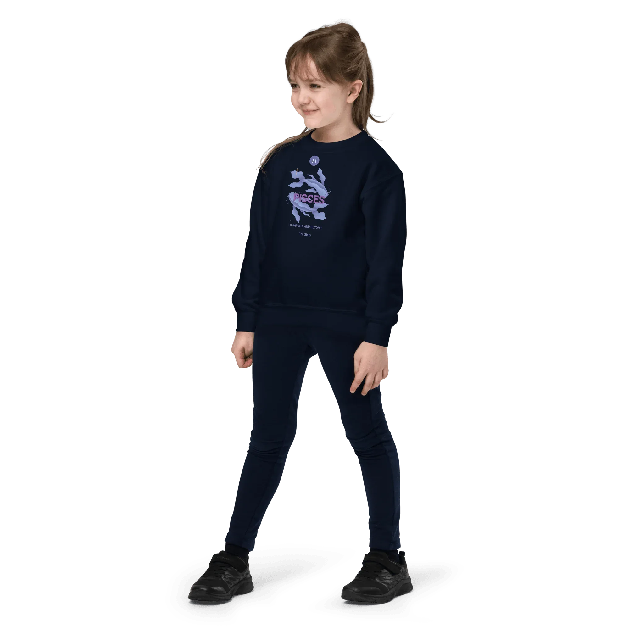 Pisces Youth Crewneck Sweatshirt - KOOMQUAT