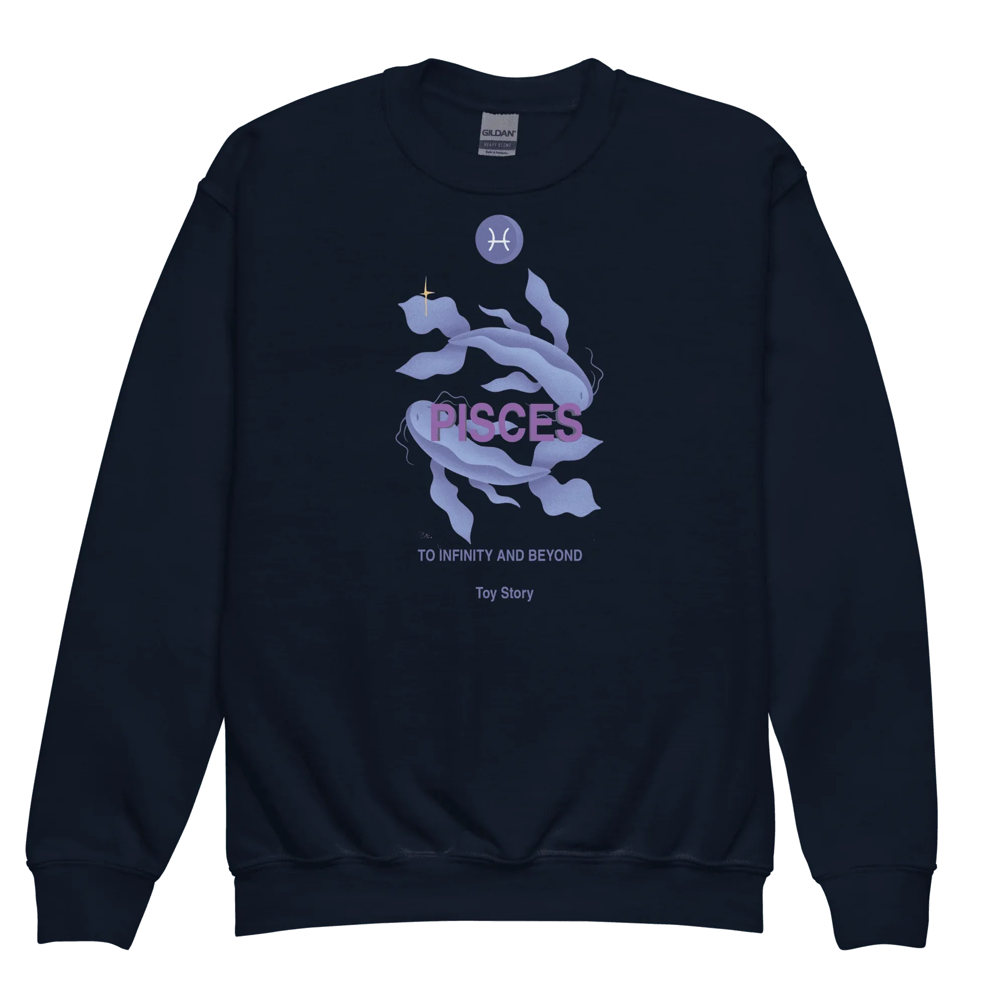 Pisces Youth Crewneck Sweatshirt - KOOMQUAT